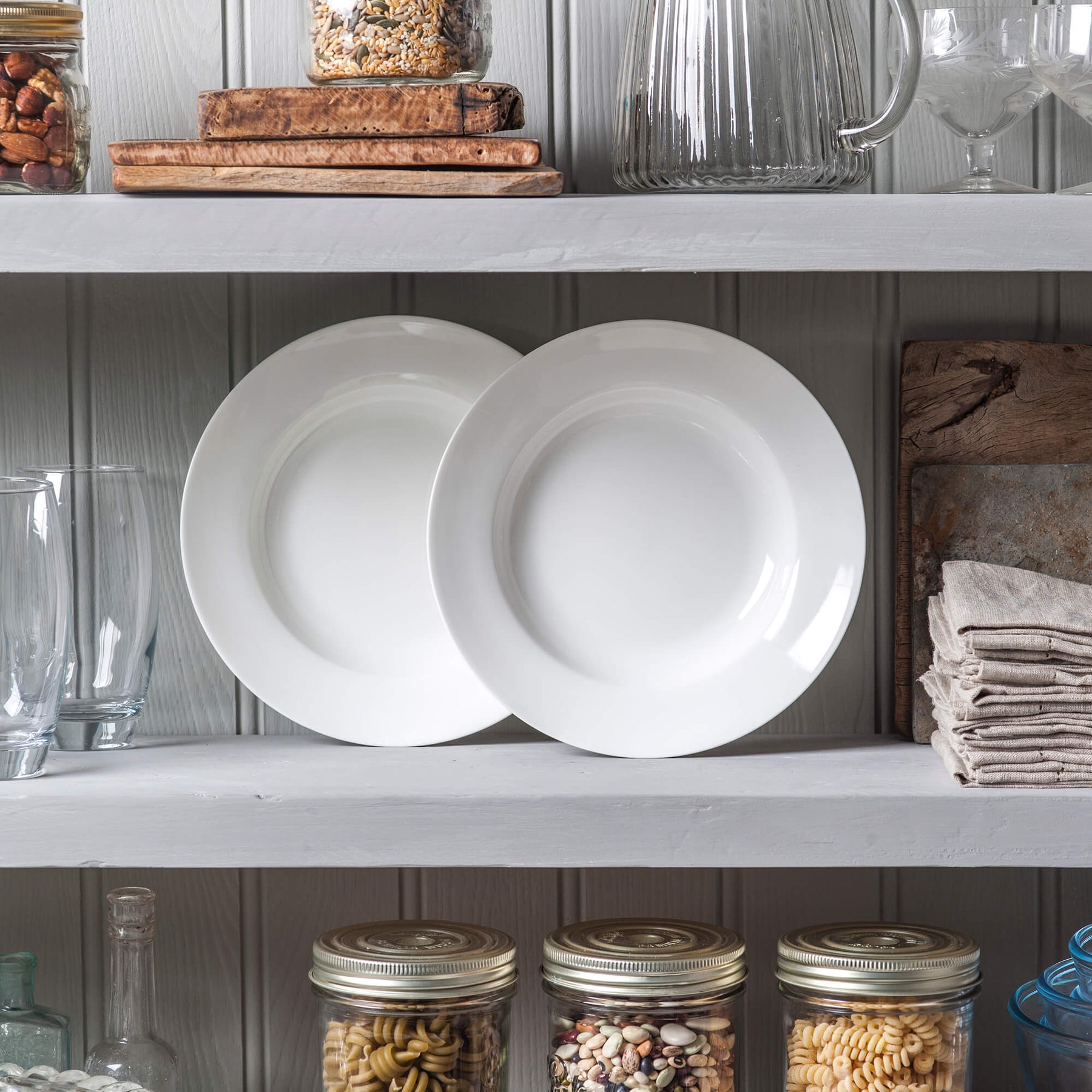 Porcelain Wide Rim Pasta/Soup Bowl Sets