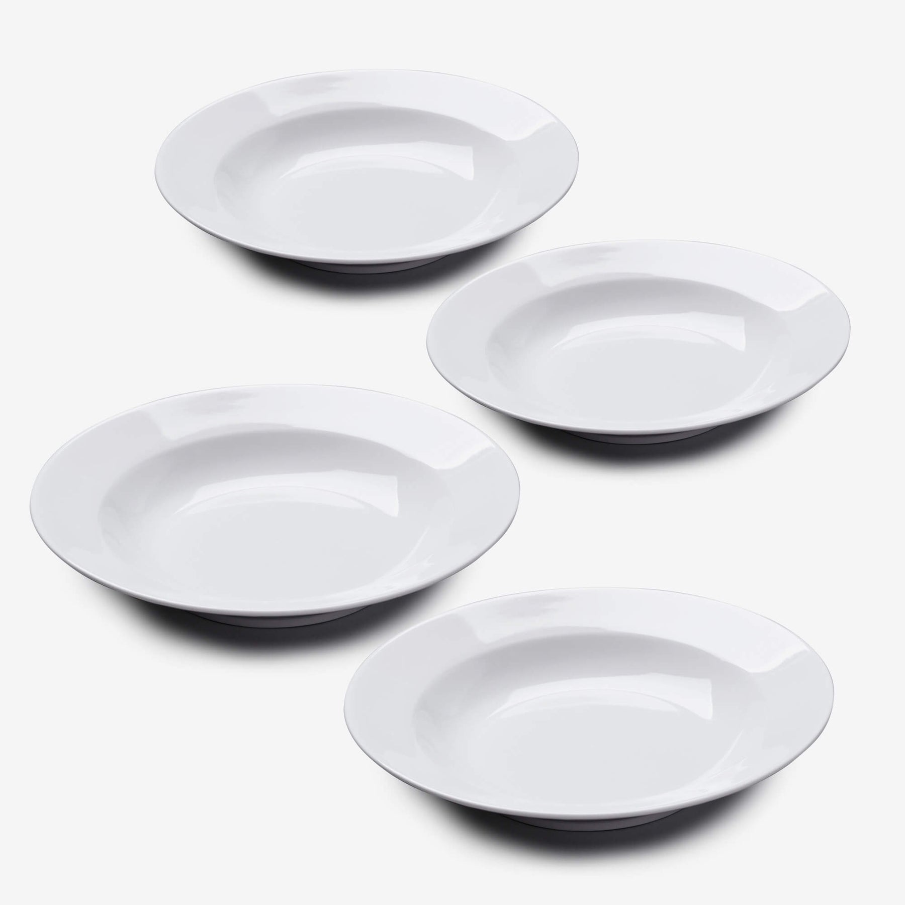 Porcelain Wide Rim Pasta/Soup Bowl Sets