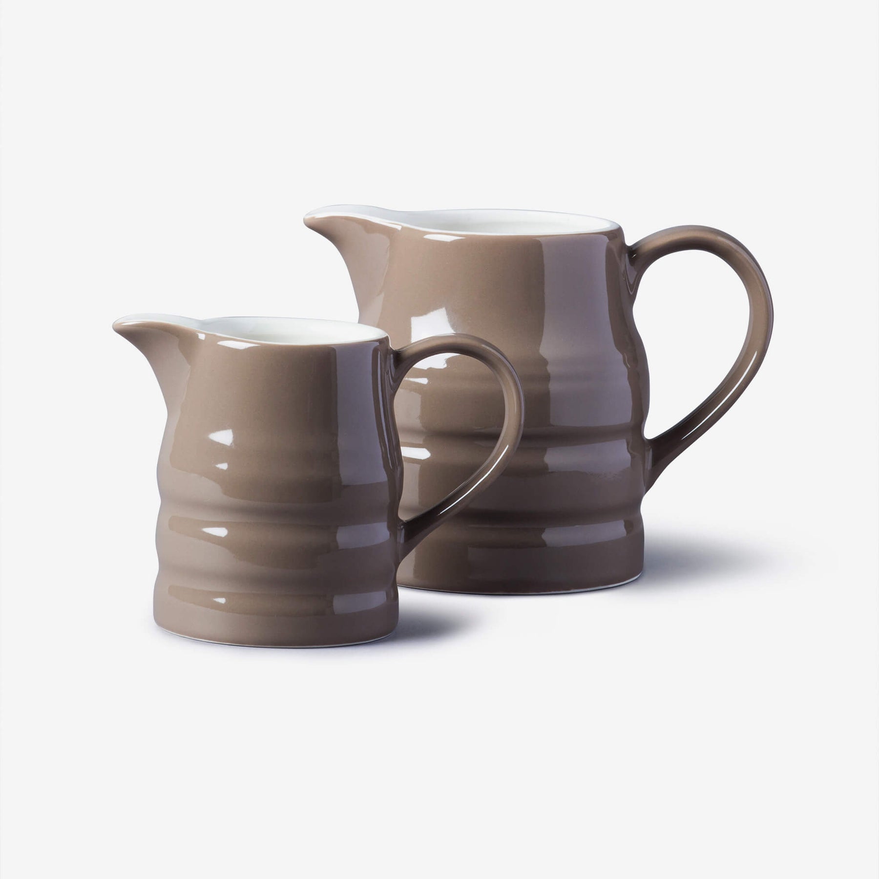 Porcelain Traditional Churn Jug, Set of 2