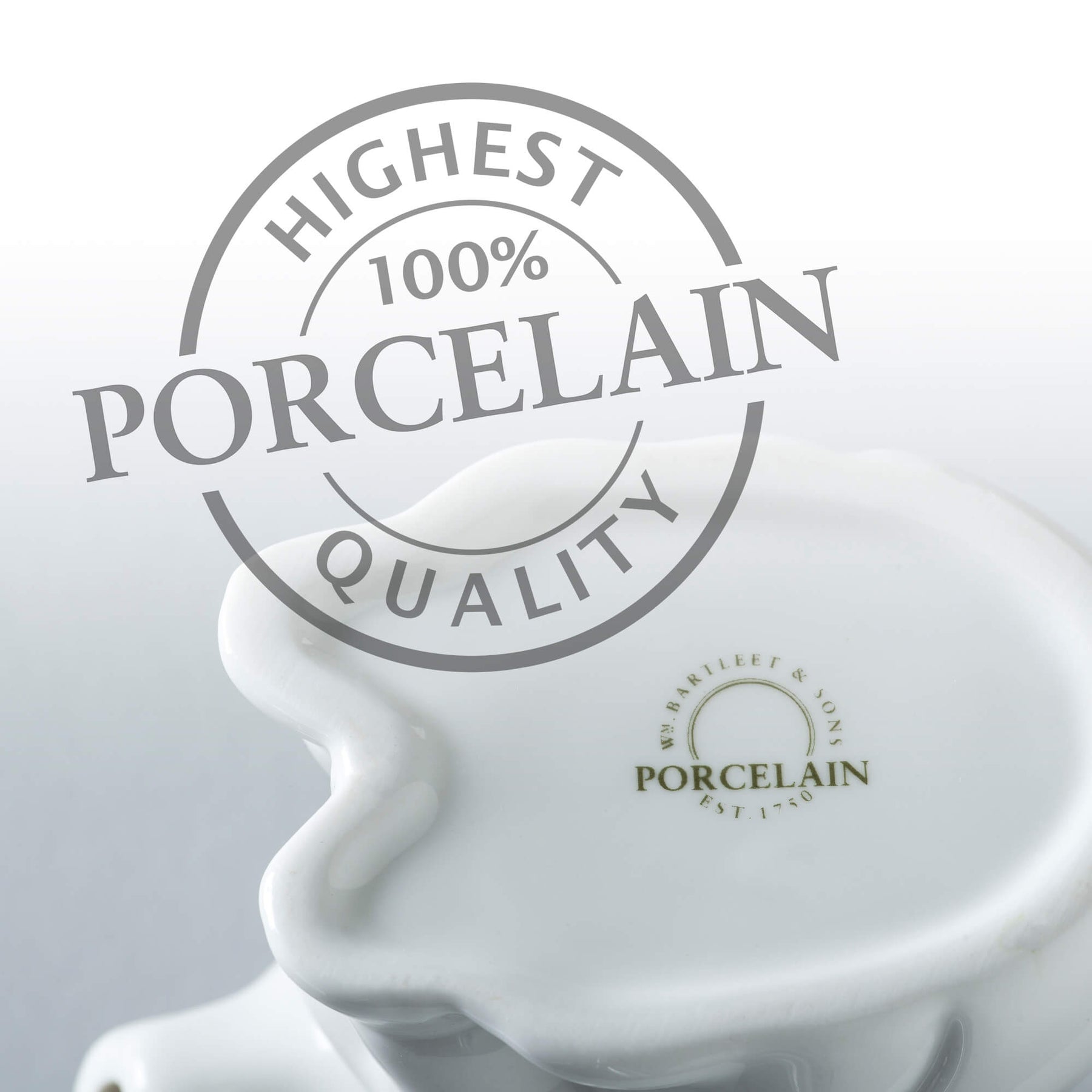 Porcelain Cow Milk Creamer Jug, Set of 2