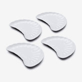 Porcelain Crescent Shaped Dish, Set of 4