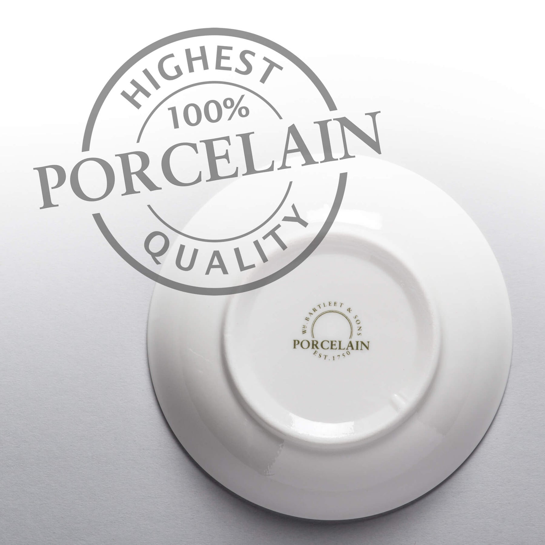 Porcelain Mini Round Bowl, Set of 4