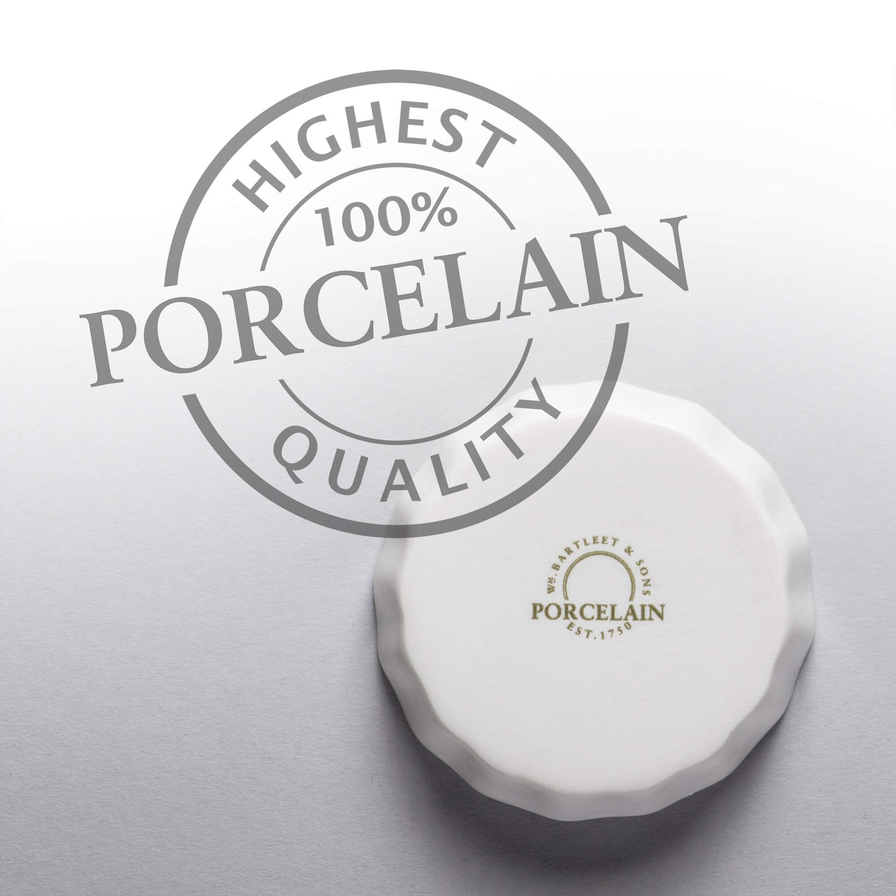 Porcelain Mini Flan Dish, Set of 4