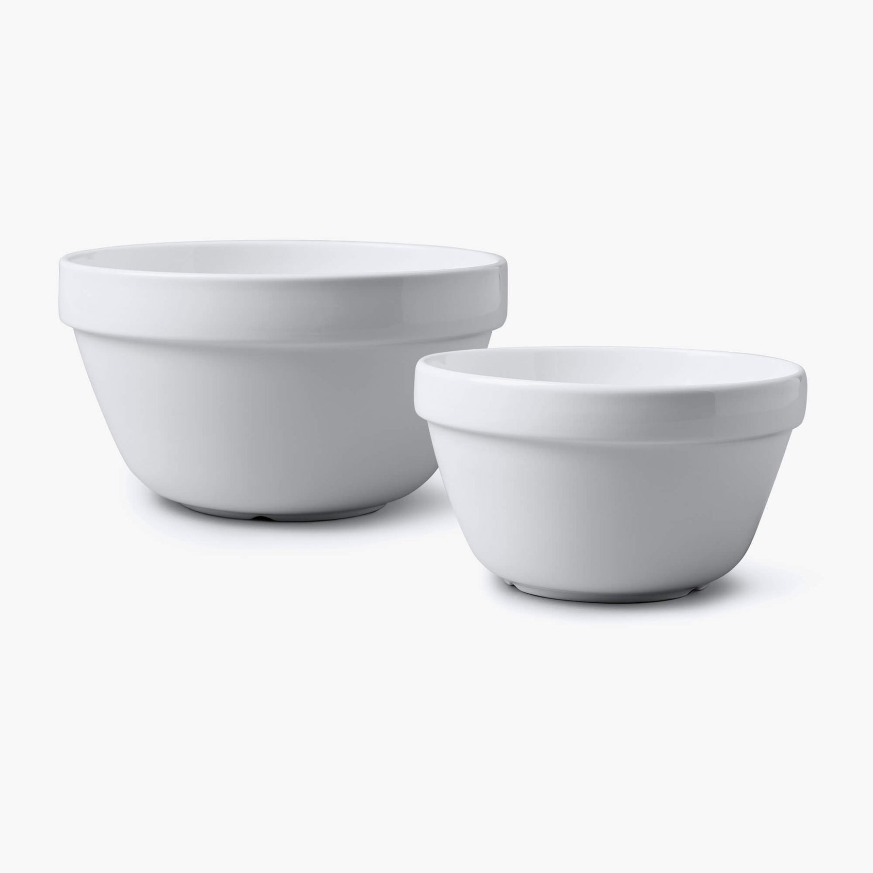 Porcelain Pudding Bowl, Set of 2
