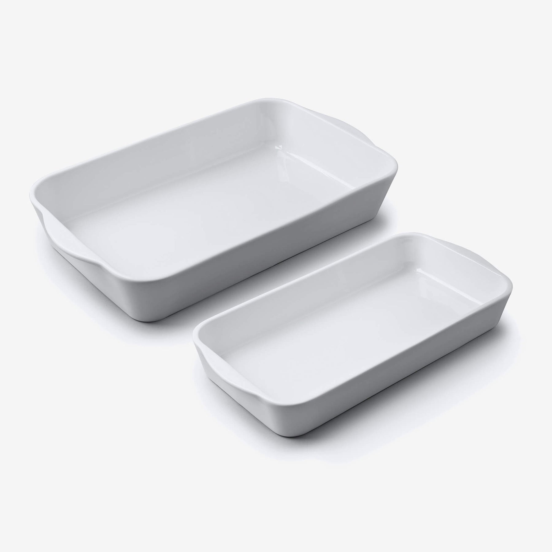 Porcelain Rectangular Baker, Set of 2