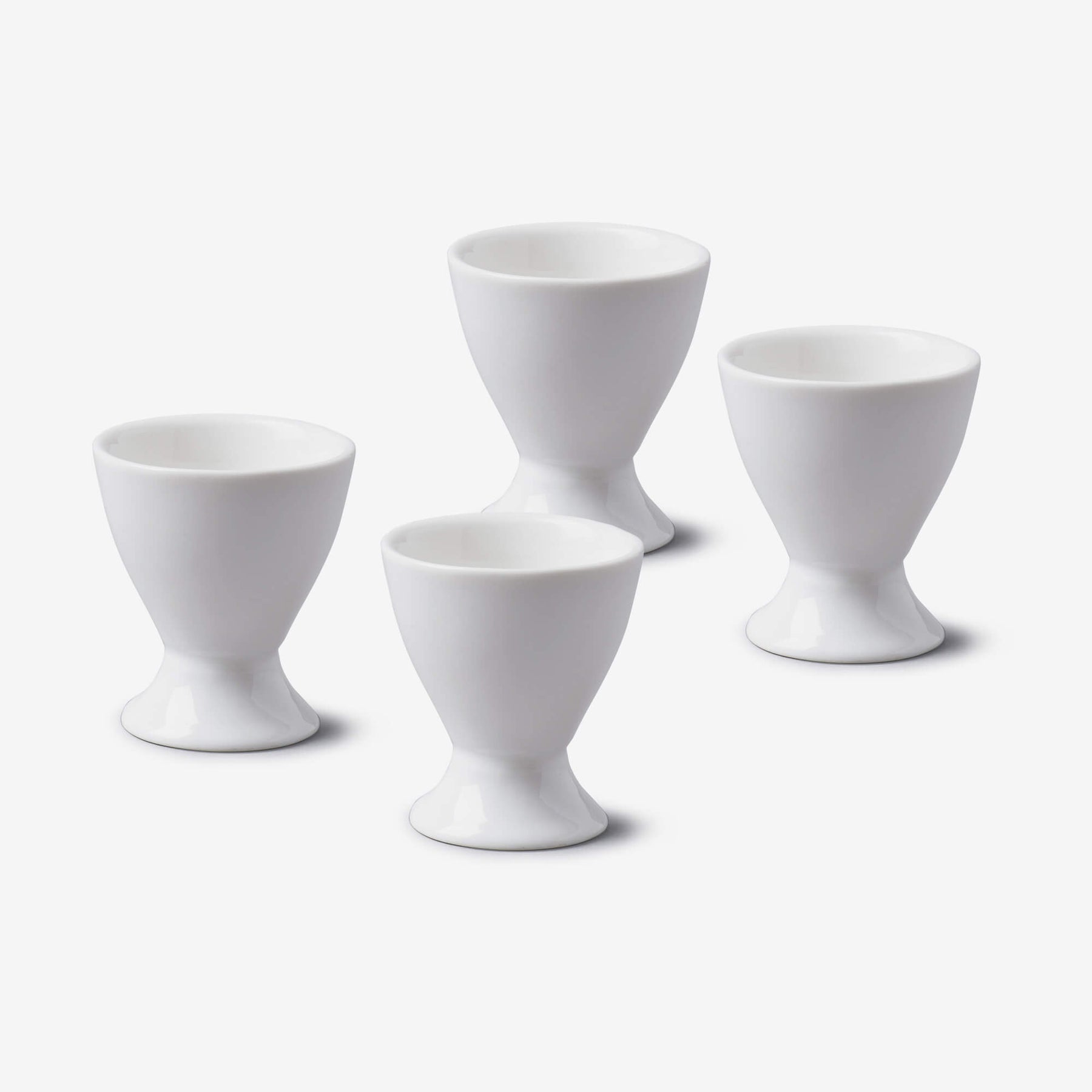 Porcelain Single Egg Cup, Set of 4