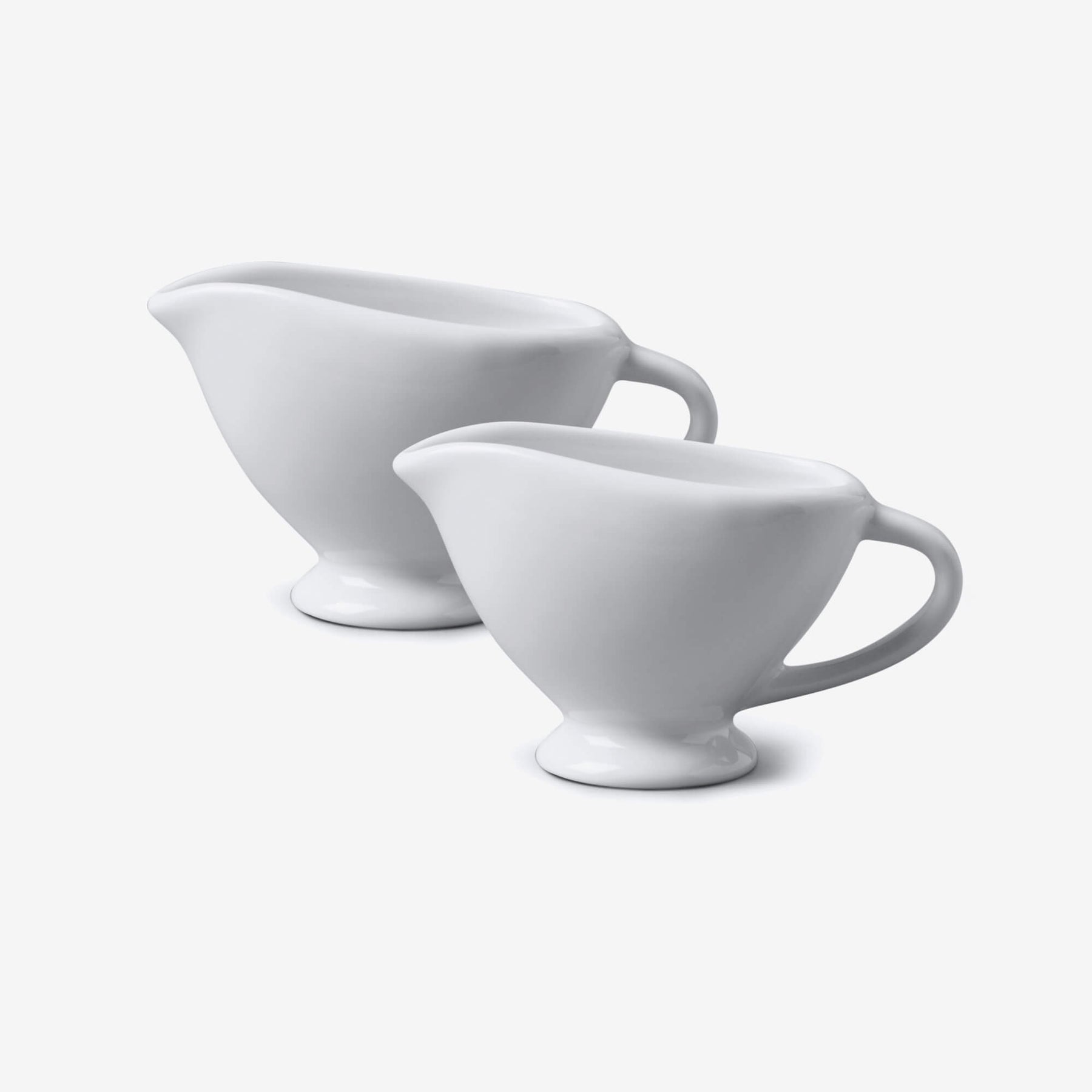 Porcelain Mini Sauce Boat, Set of 2