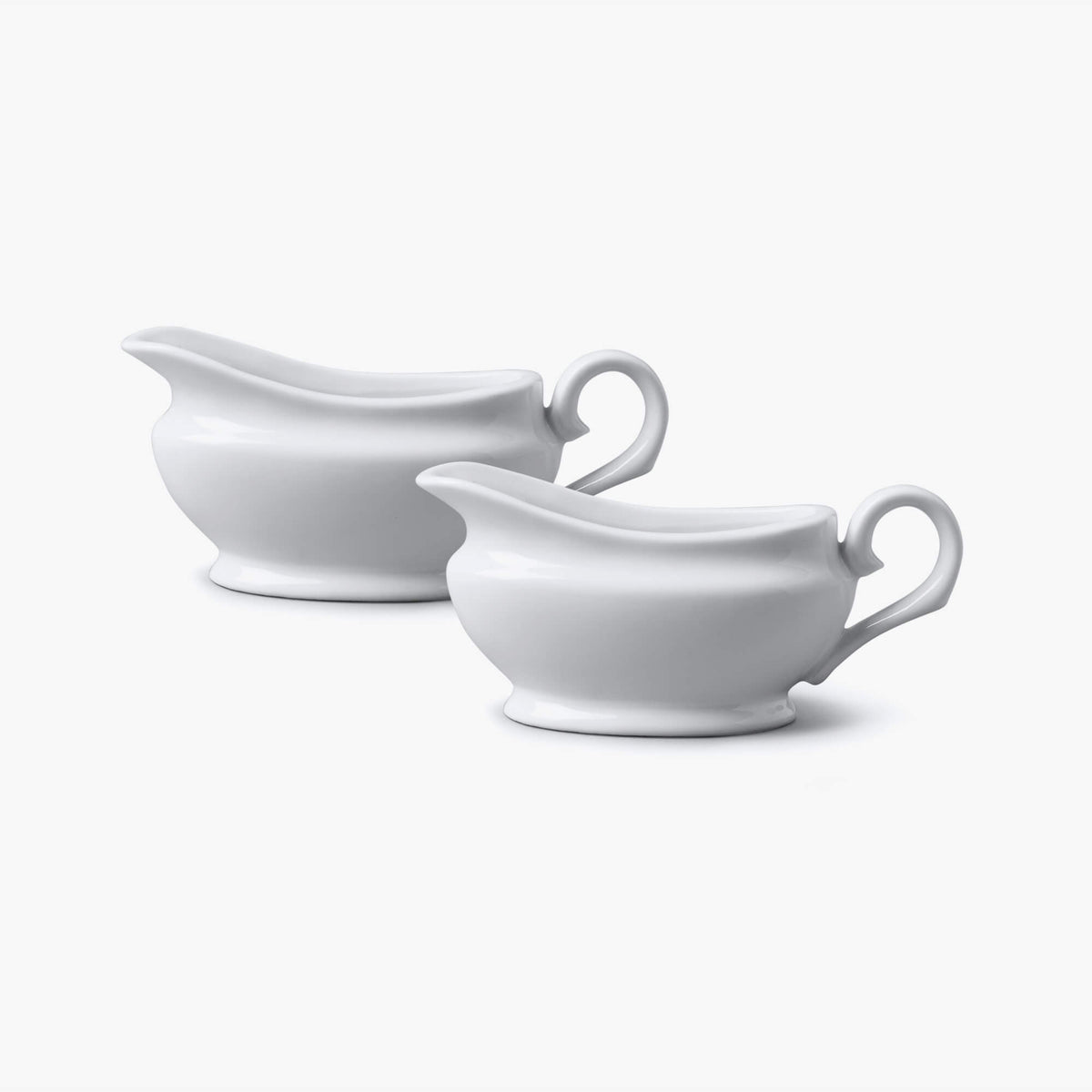 Porcelain Sauce Boat, Set of 2