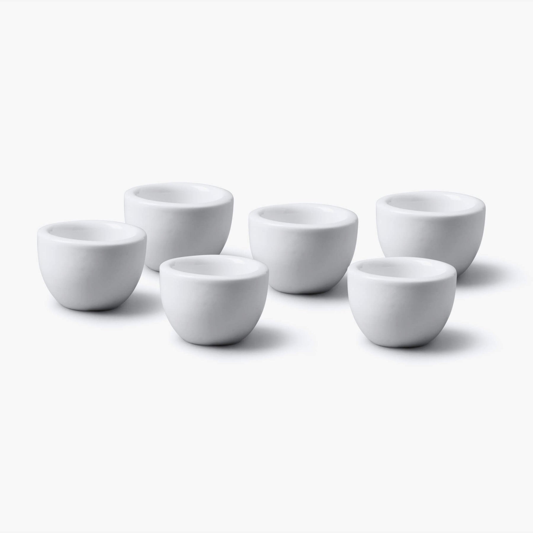 Porcelain Mini Butter Pat/Pinch Bowl, Set of 6
