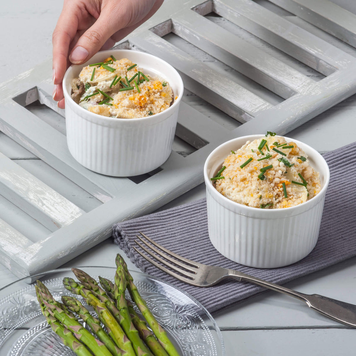 Porcelain Deep Ramekin (10cm), Set of 2