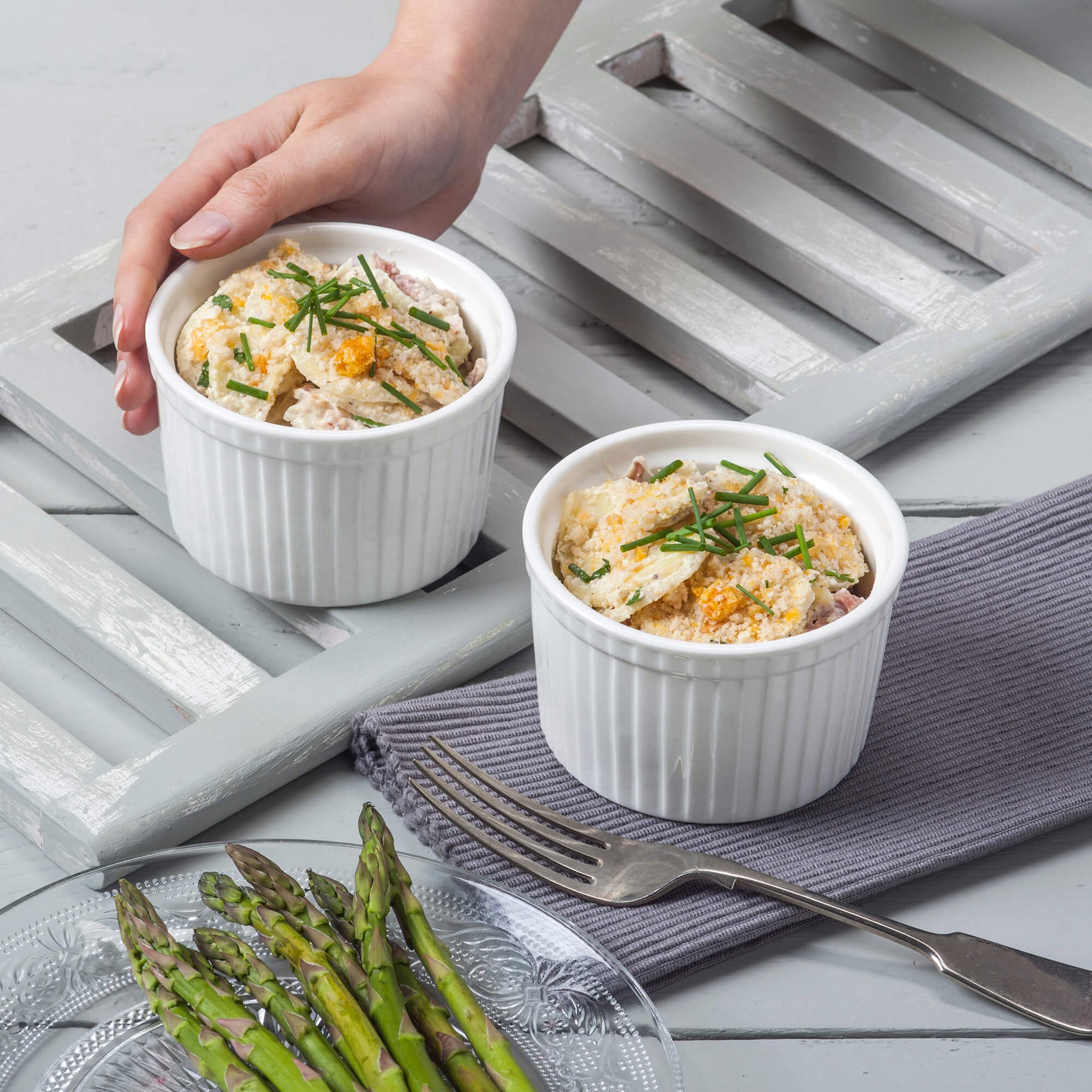 Porcelain Deep Ramekin (10cm), Set of 2