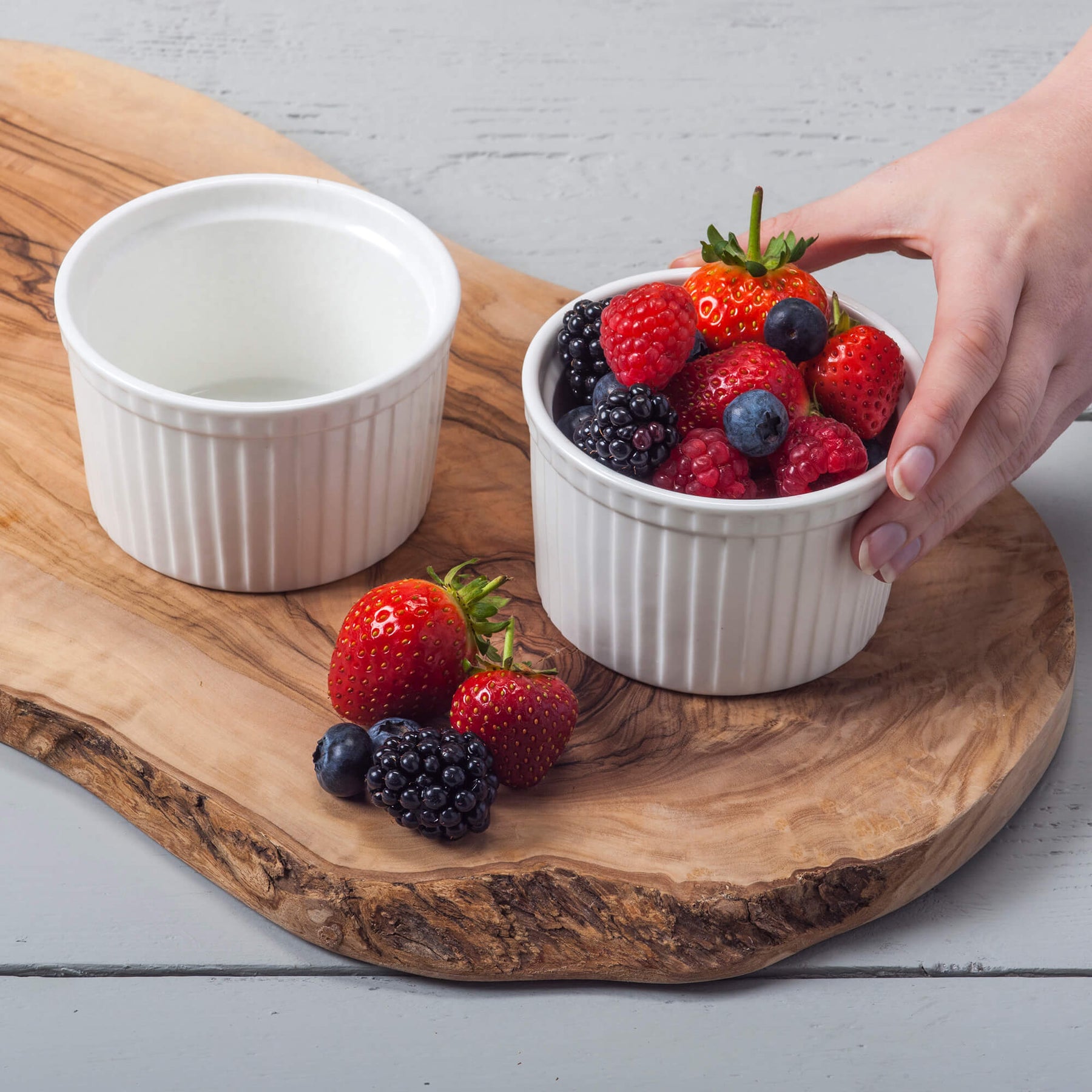 Porcelain Deep Ramekin (10cm), Set of 2