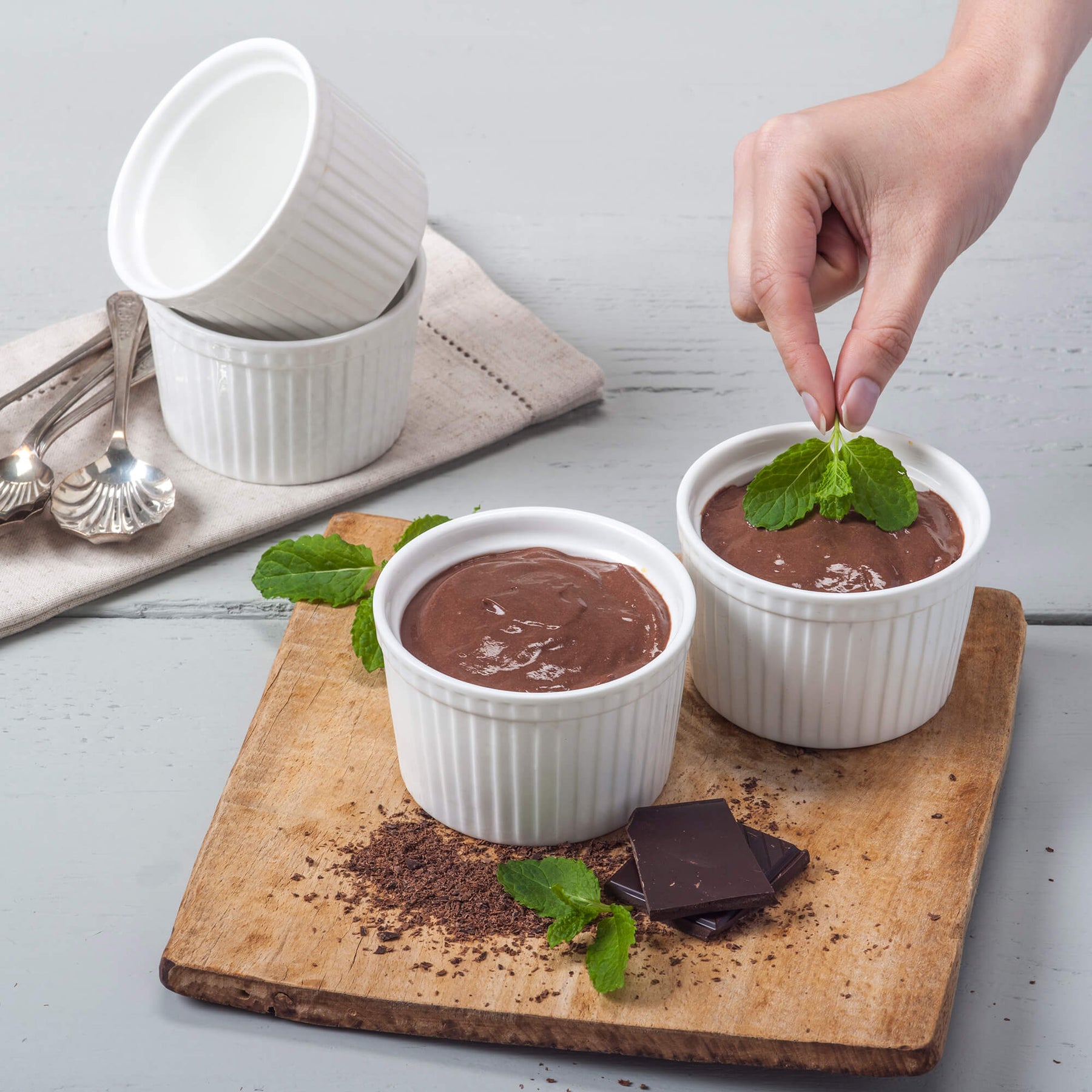 Porcelain Deep Ramekin (9cm), Set of 4