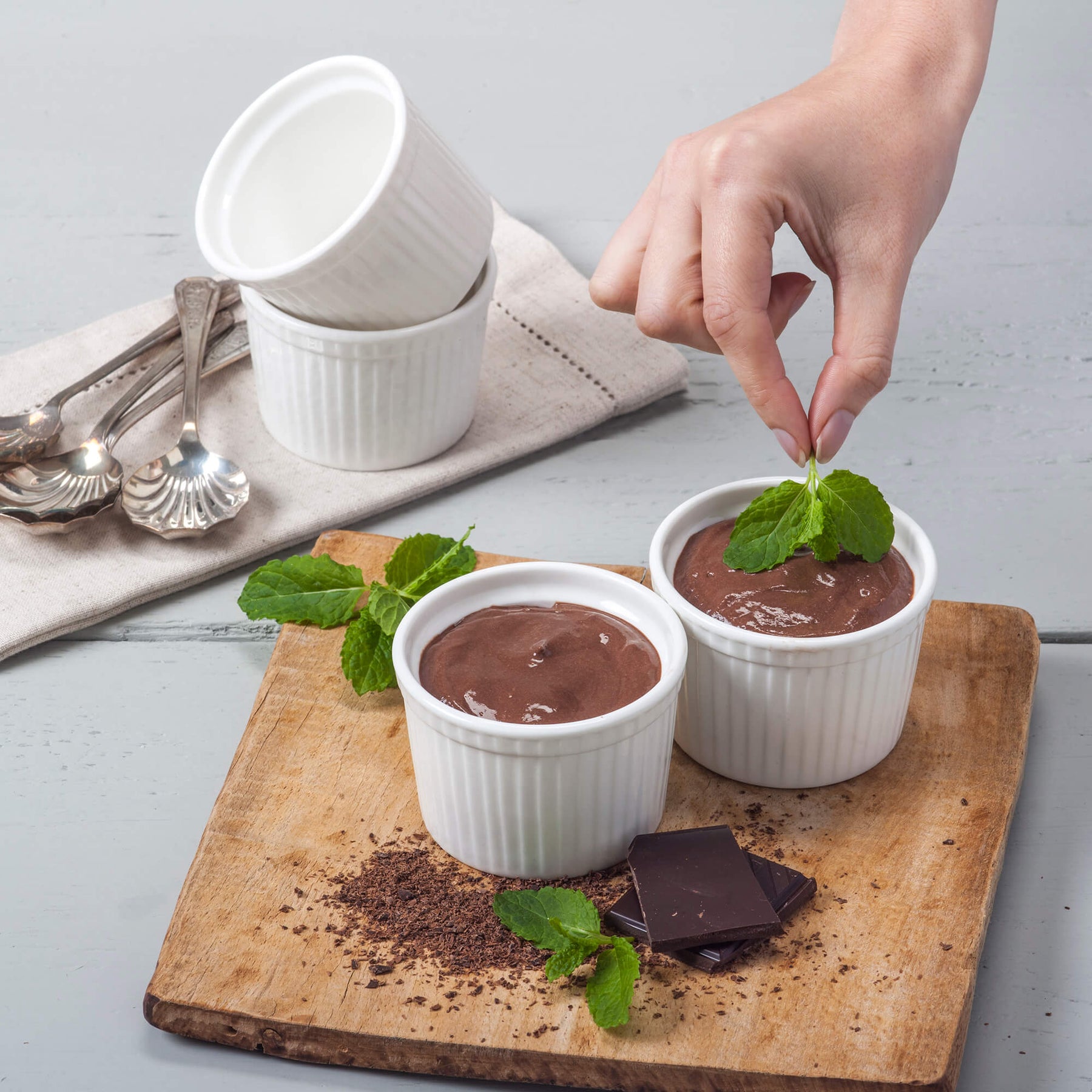 Porcelain Deep Ramekin (8cm), Set of 4
