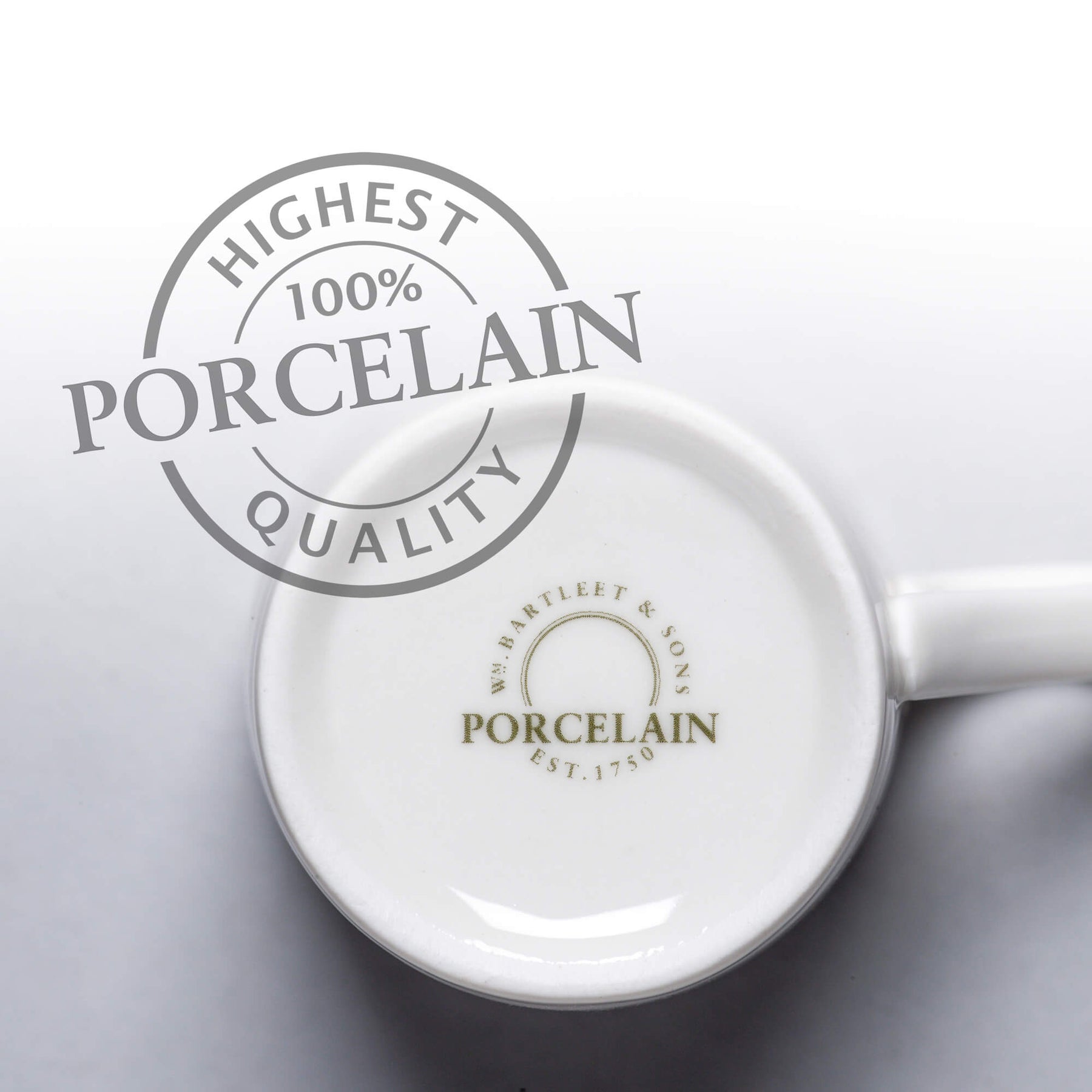 Porcelain Espresso Cup & Saucer, Set of 4