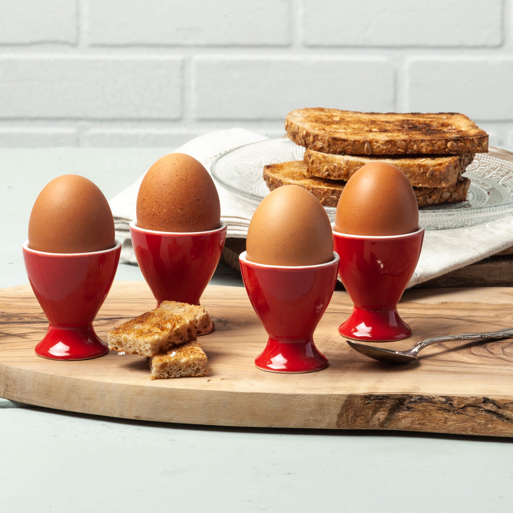 Porcelain Single Egg Cup, Set of 4