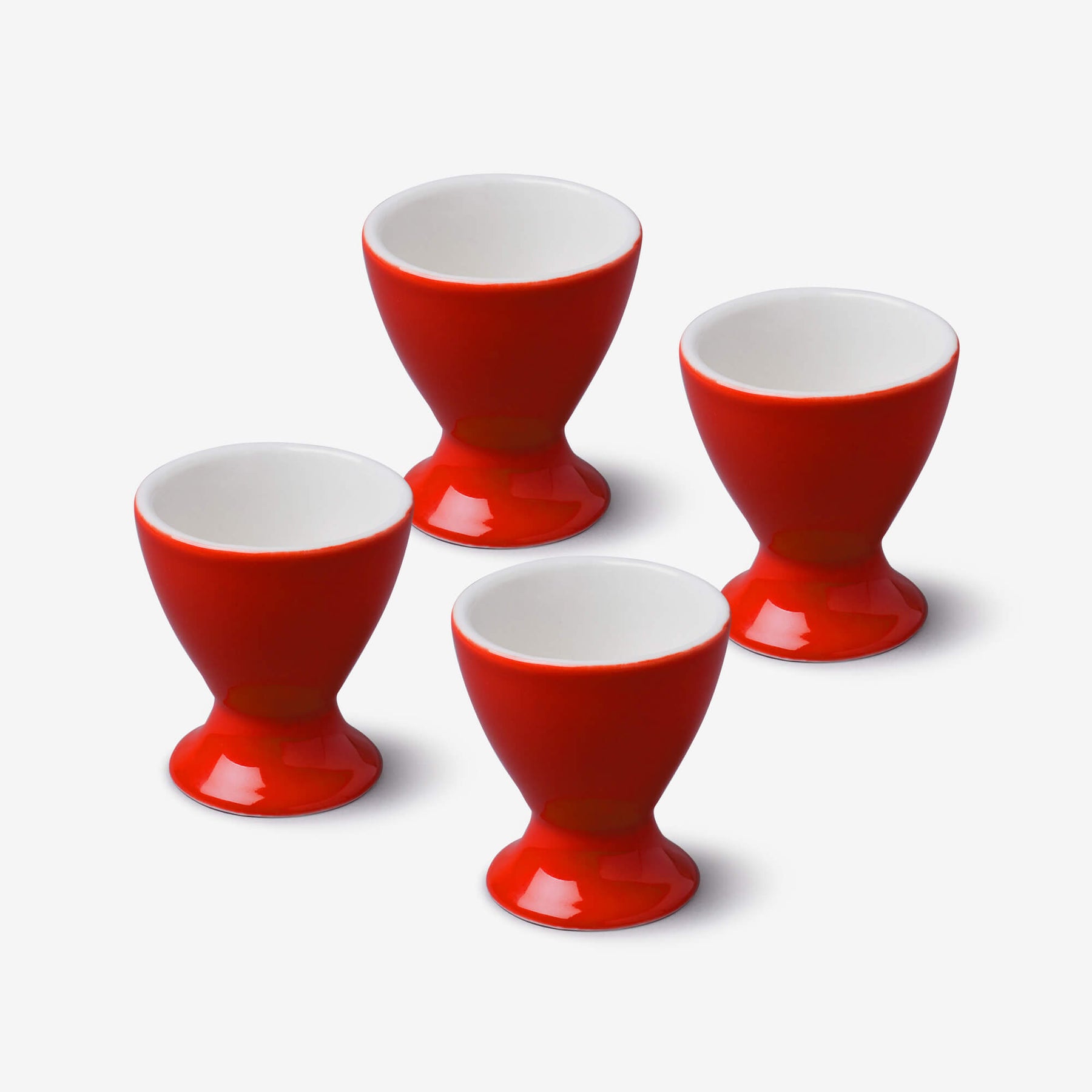 Porcelain Single Egg Cup, Set of 4