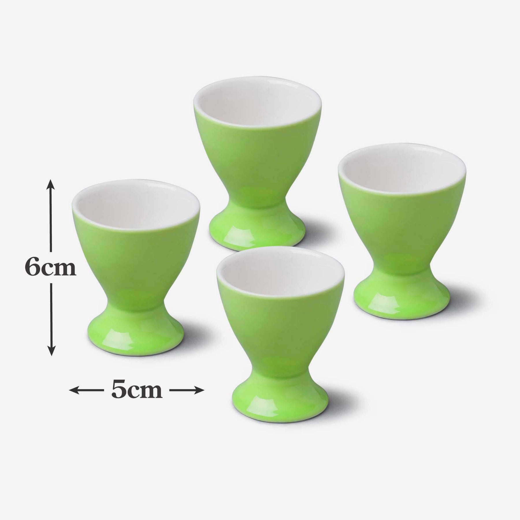 Porcelain Single Egg Cup, Set of 4