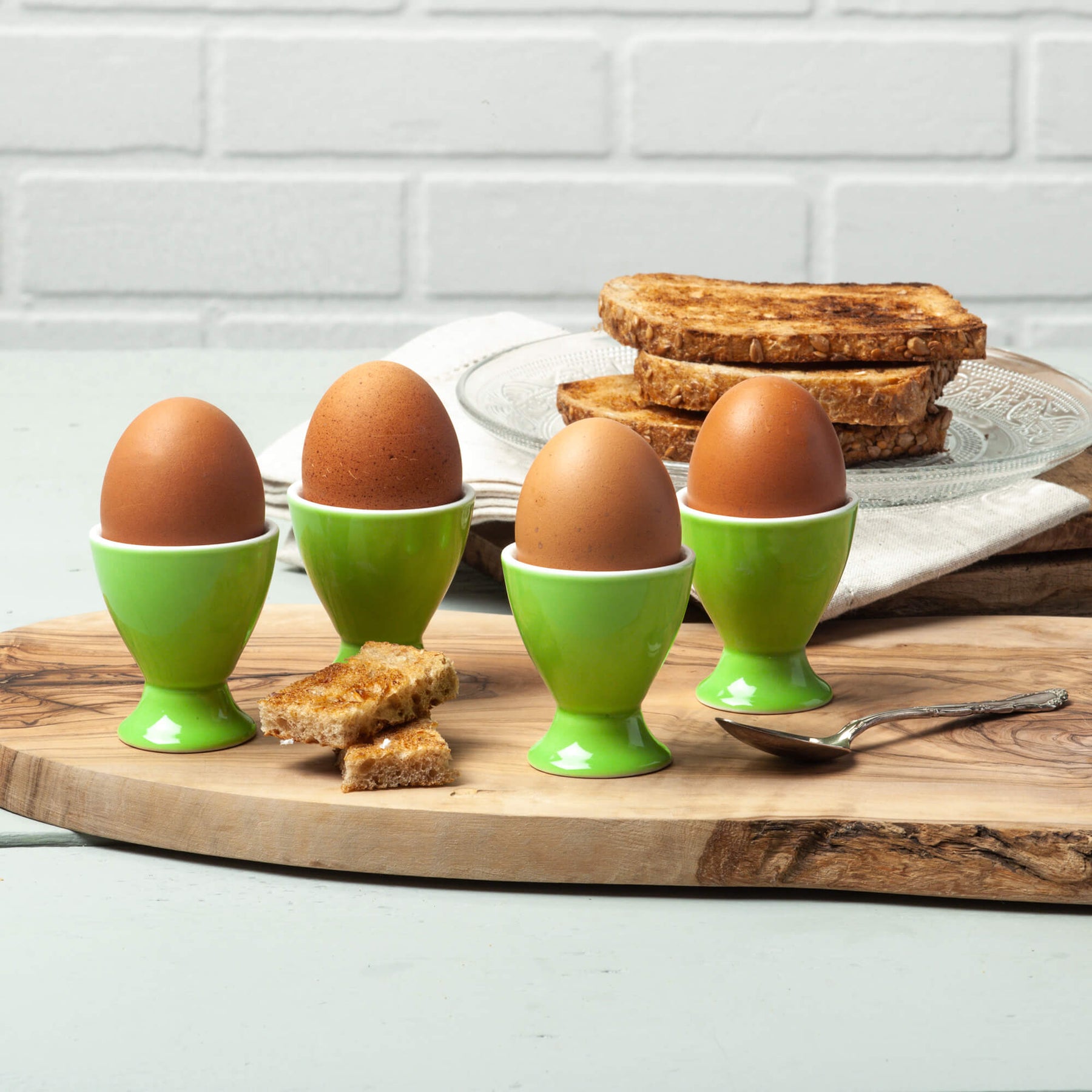 Porcelain Single Egg Cup, Set of 4