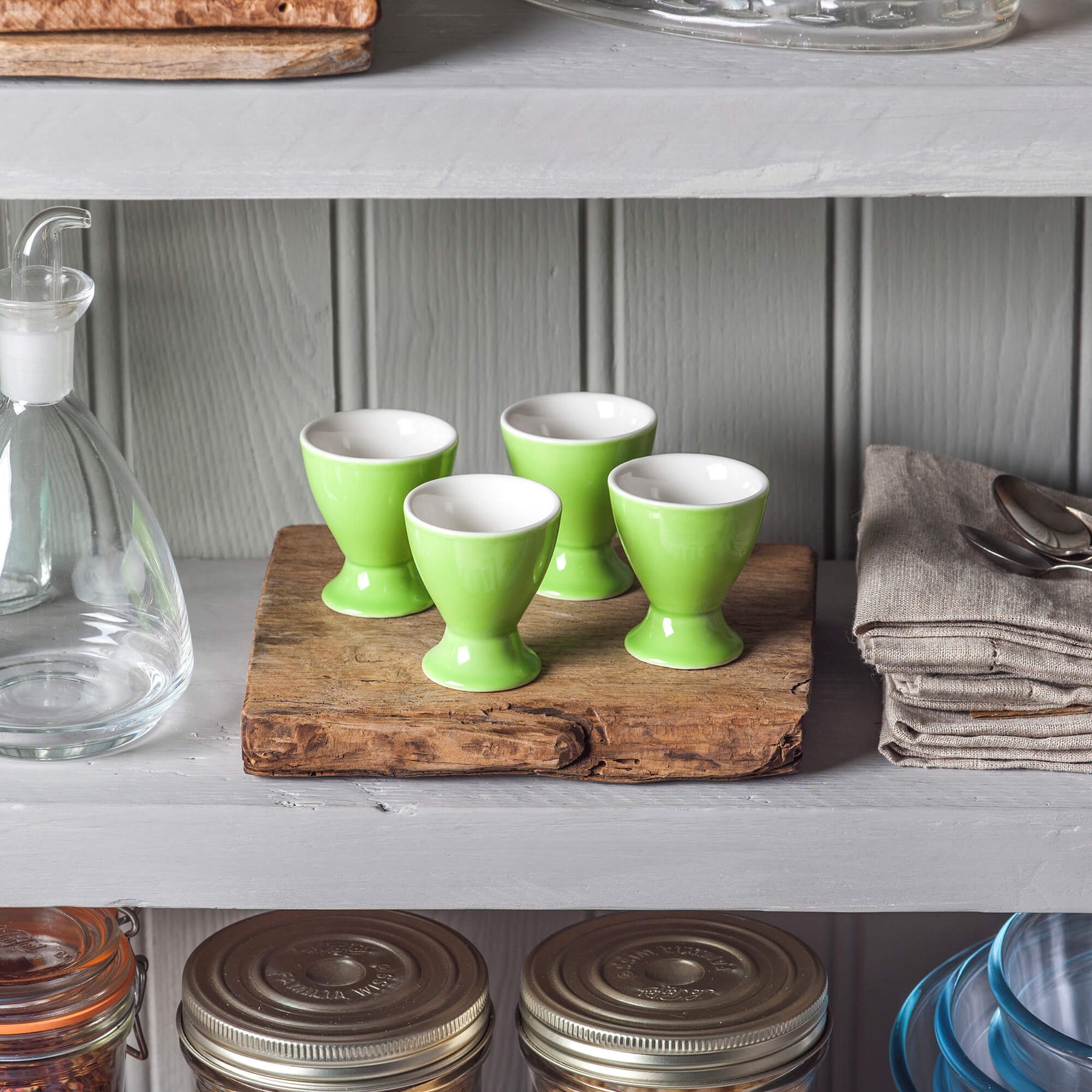 Porcelain Single Egg Cup, Set of 4