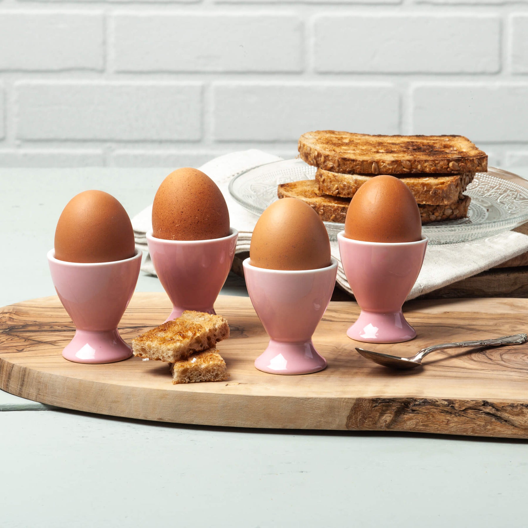 Porcelain Single Egg Cup, Set of 4