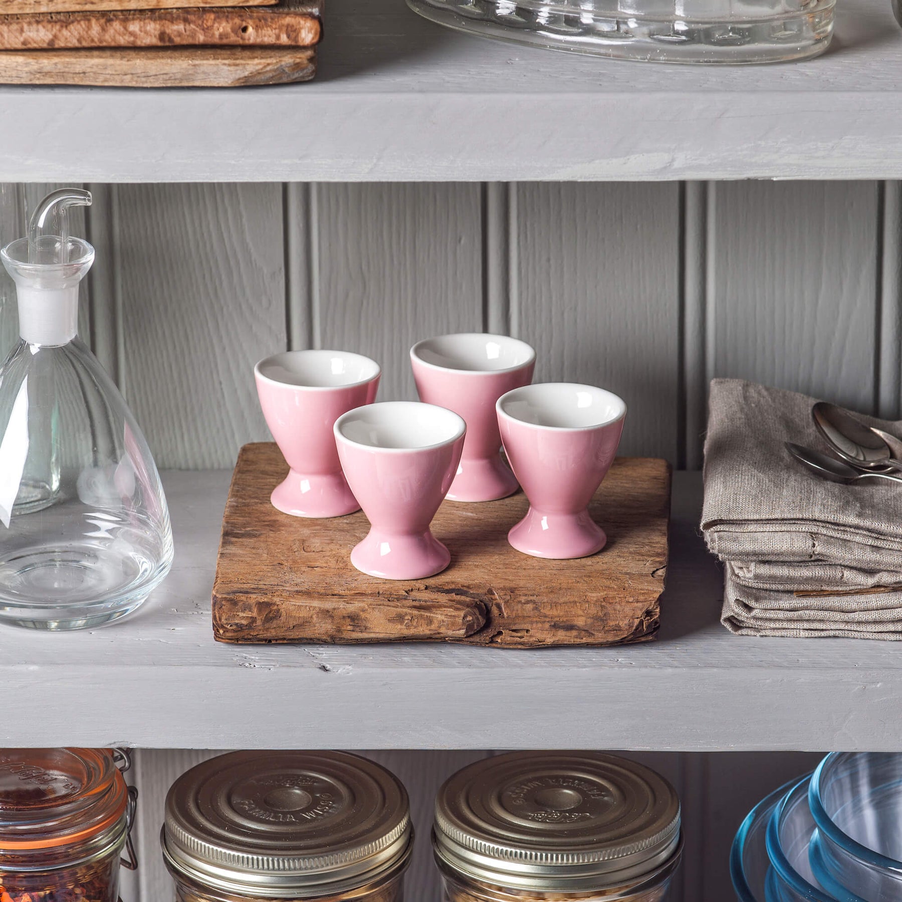 Porcelain Single Egg Cup, Set of 4