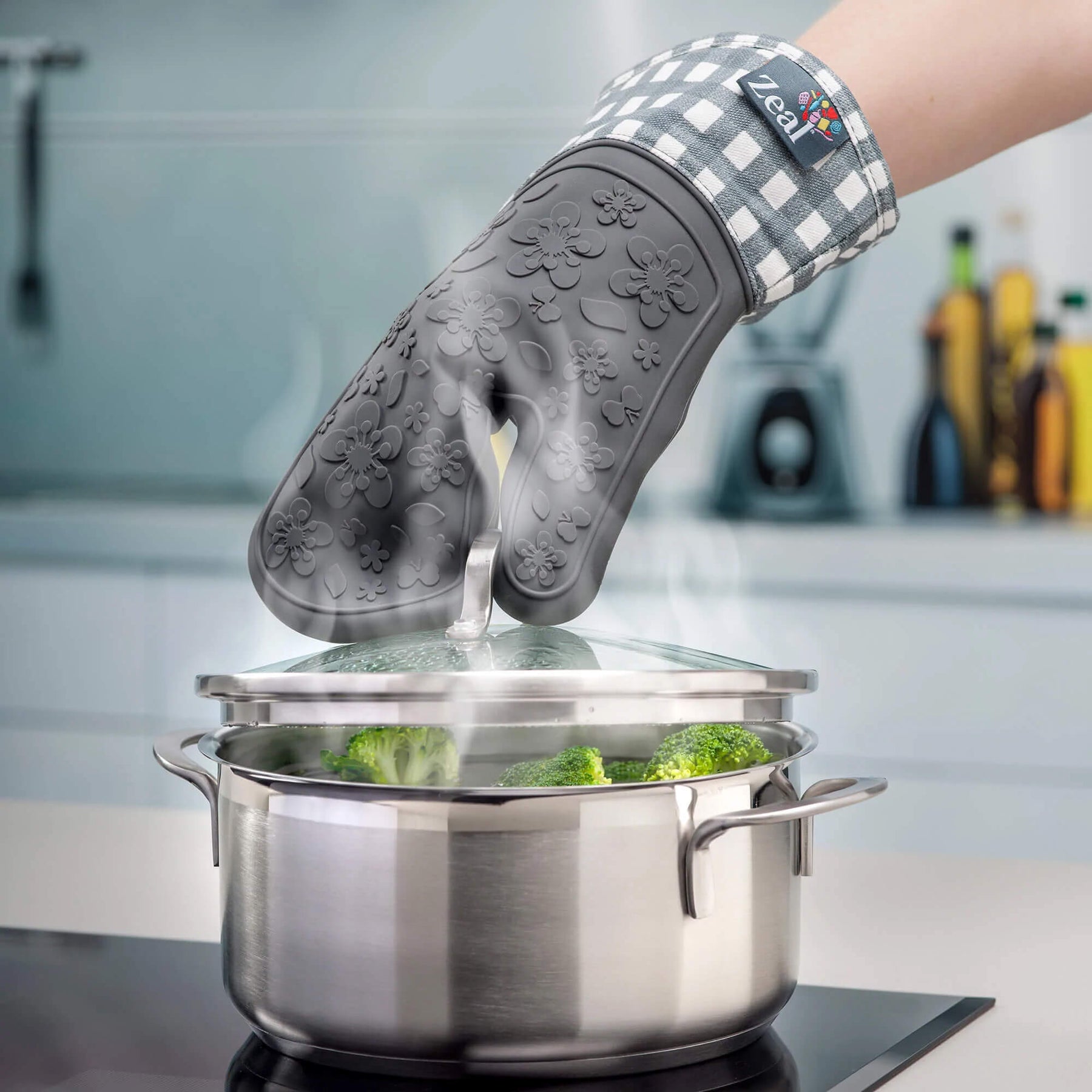 Steam Stop™ Waterproof Silicone Single Oven Glove