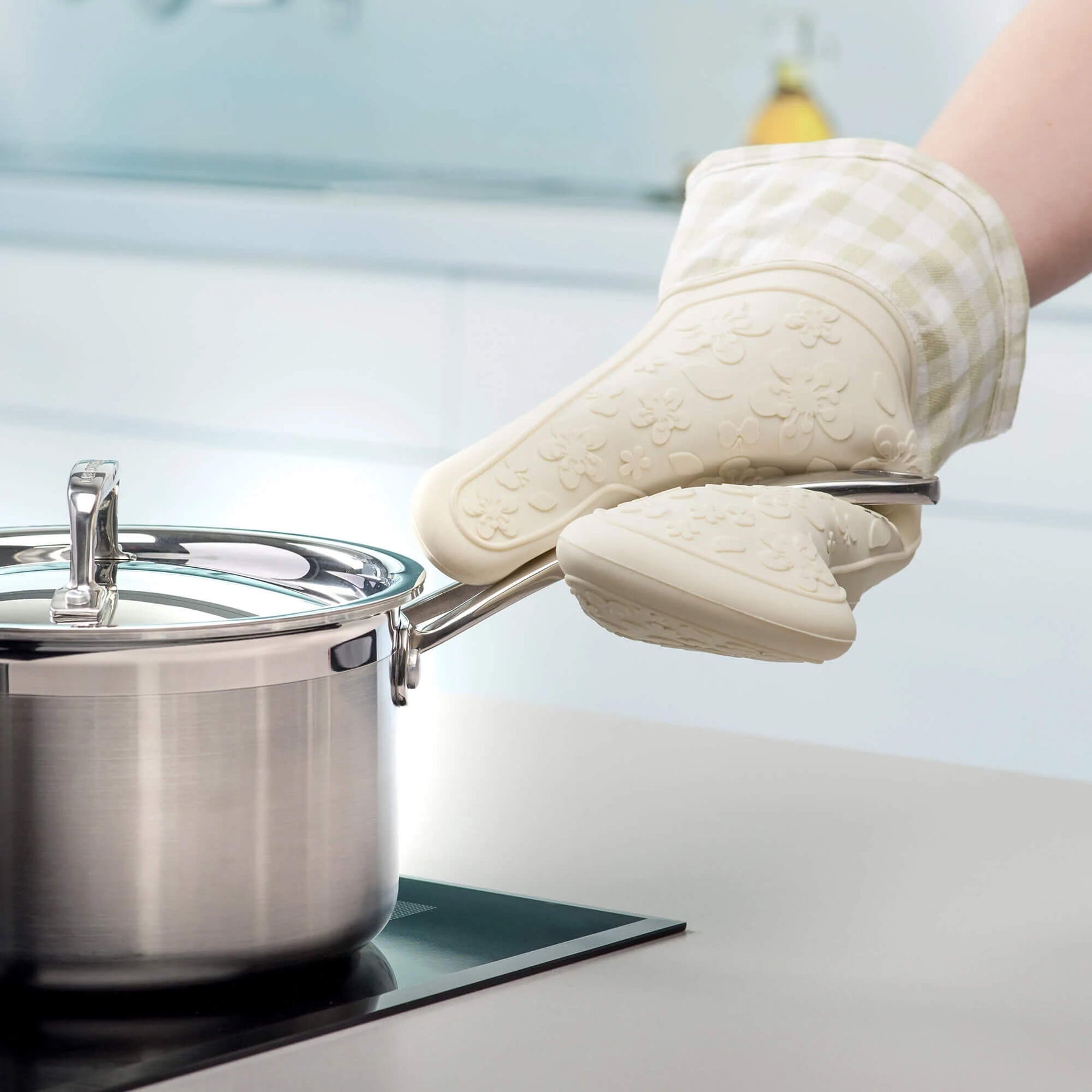 Steam Stop™ Waterproof Silicone Single Oven Glove