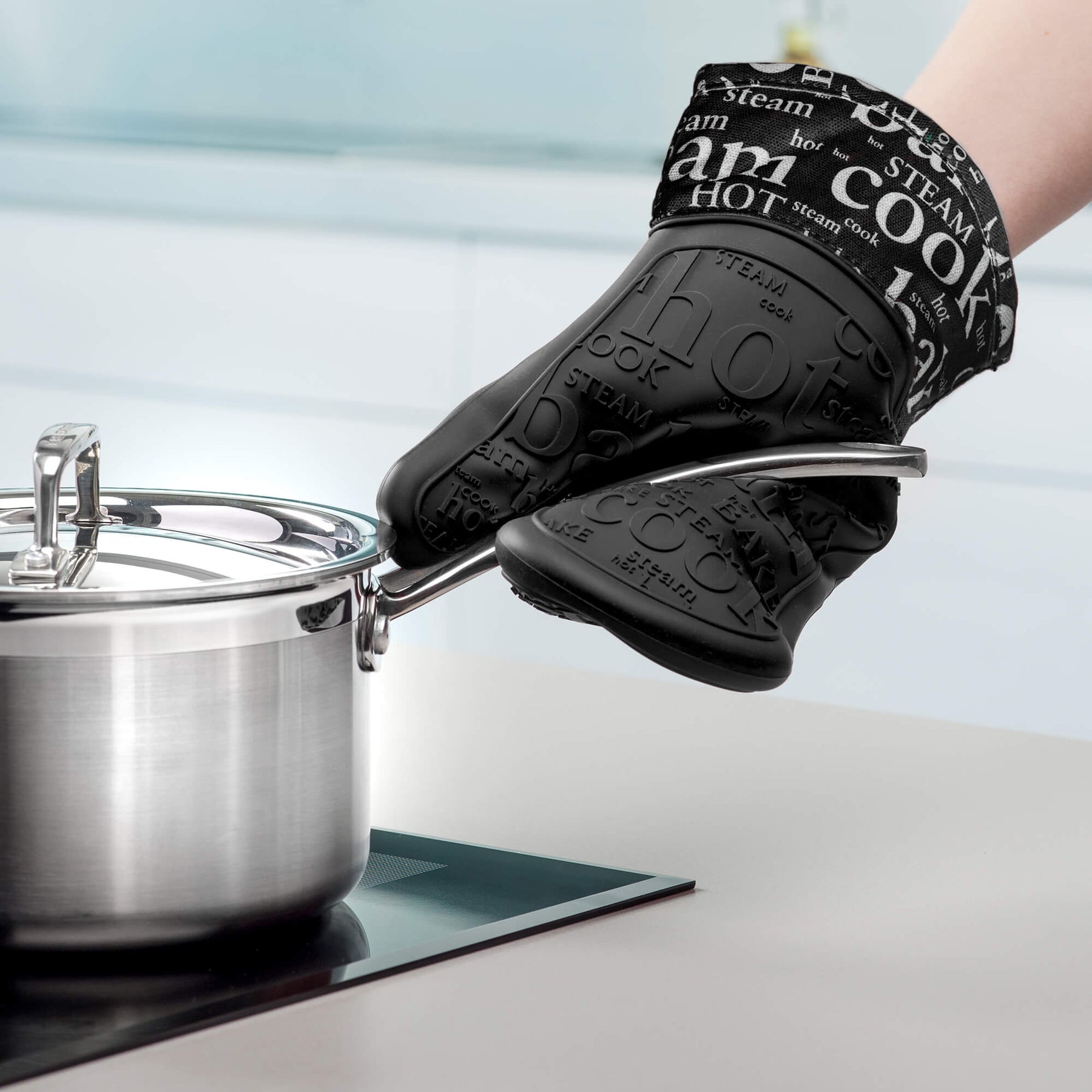 Steam Stop™ Waterproof Silicone Single Oven Glove