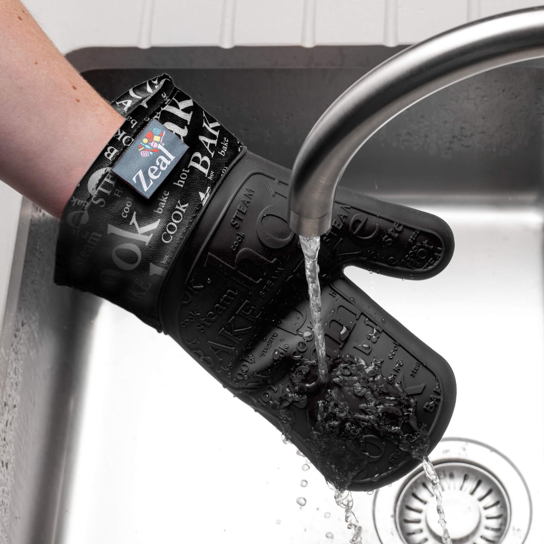 Steam Stop™ Waterproof Silicone Single Oven Glove
