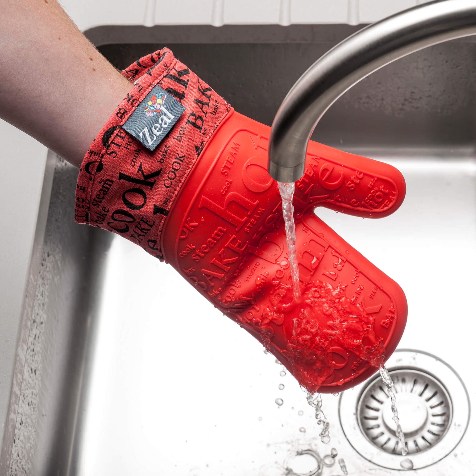 Steam Stop™ Waterproof Silicone Single Oven Glove