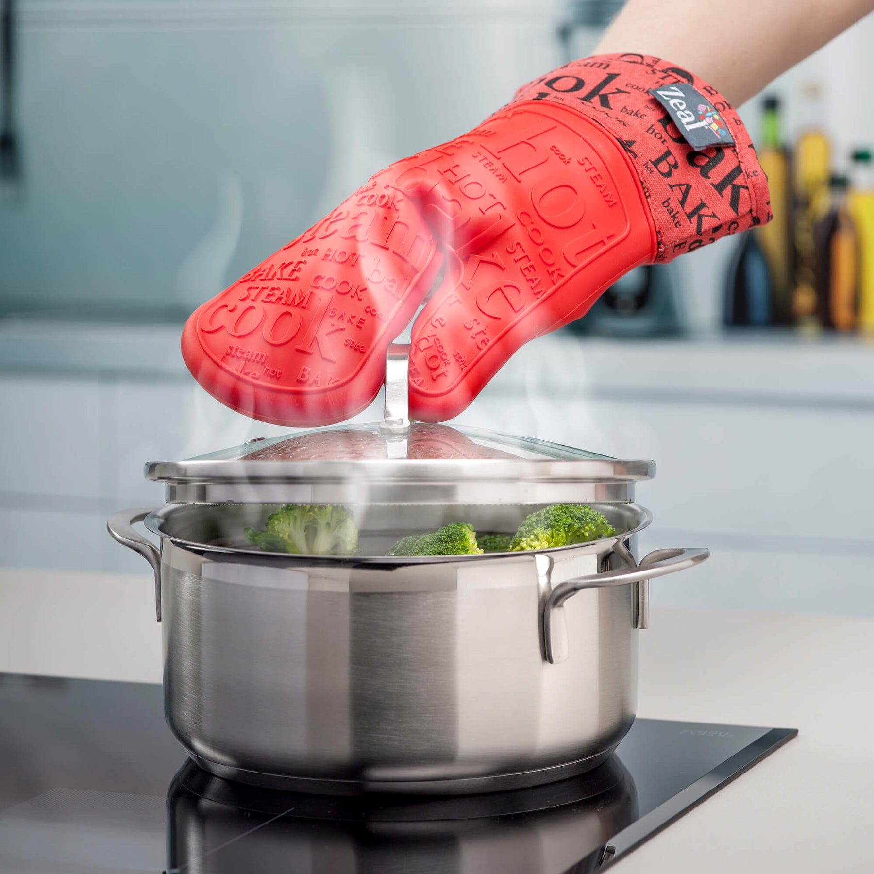 Steam Stop™ Waterproof Silicone Single Oven Glove