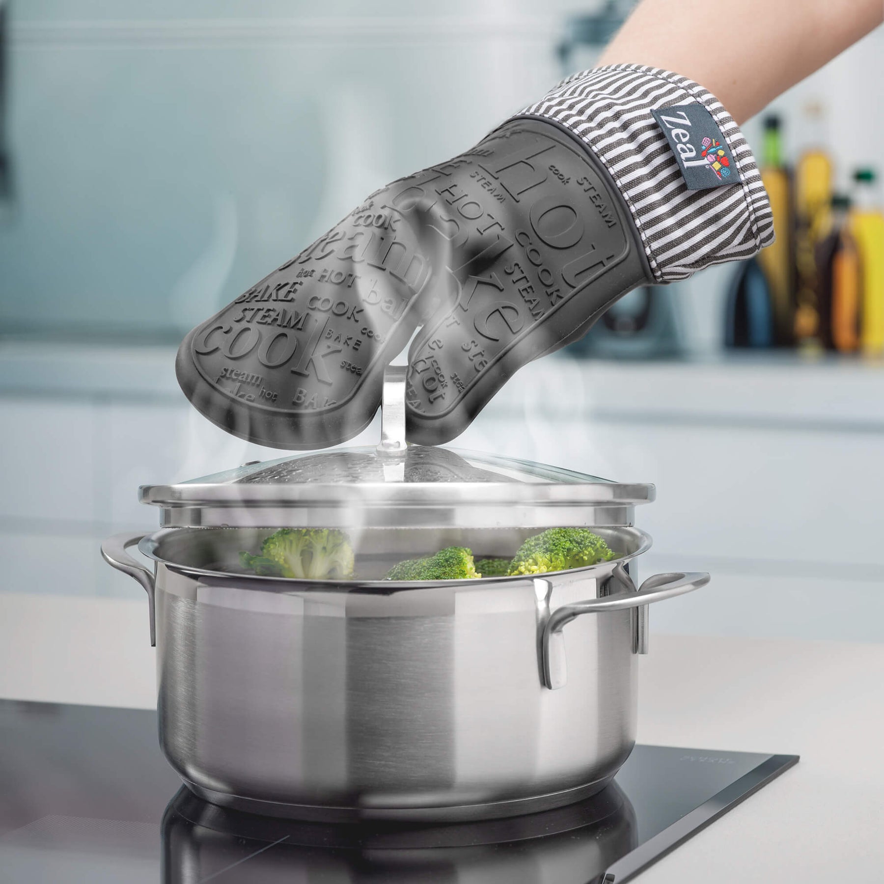 Steam Stop™ Waterproof Silicone Single Oven Glove