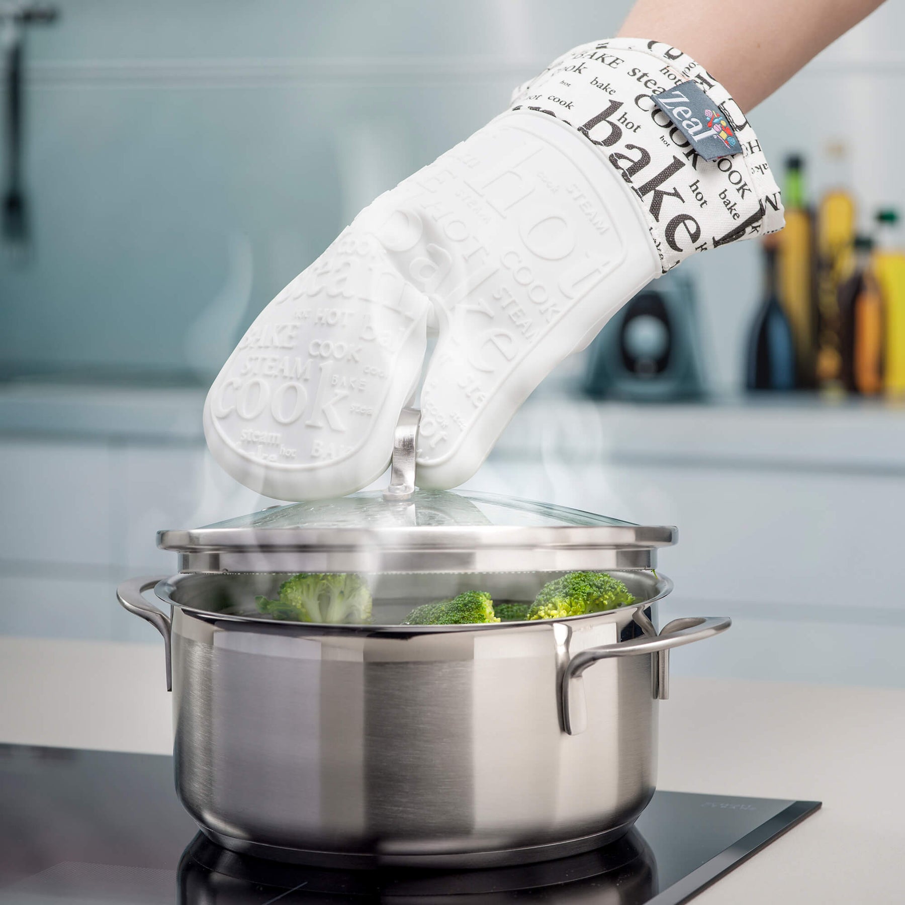 Steam Stop™ Waterproof Silicone Single Oven Glove