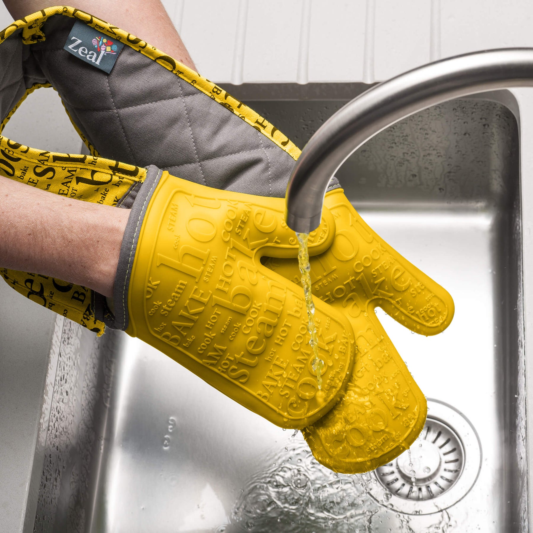 Steam Stop™ Waterproof Silicone Double Oven Glove