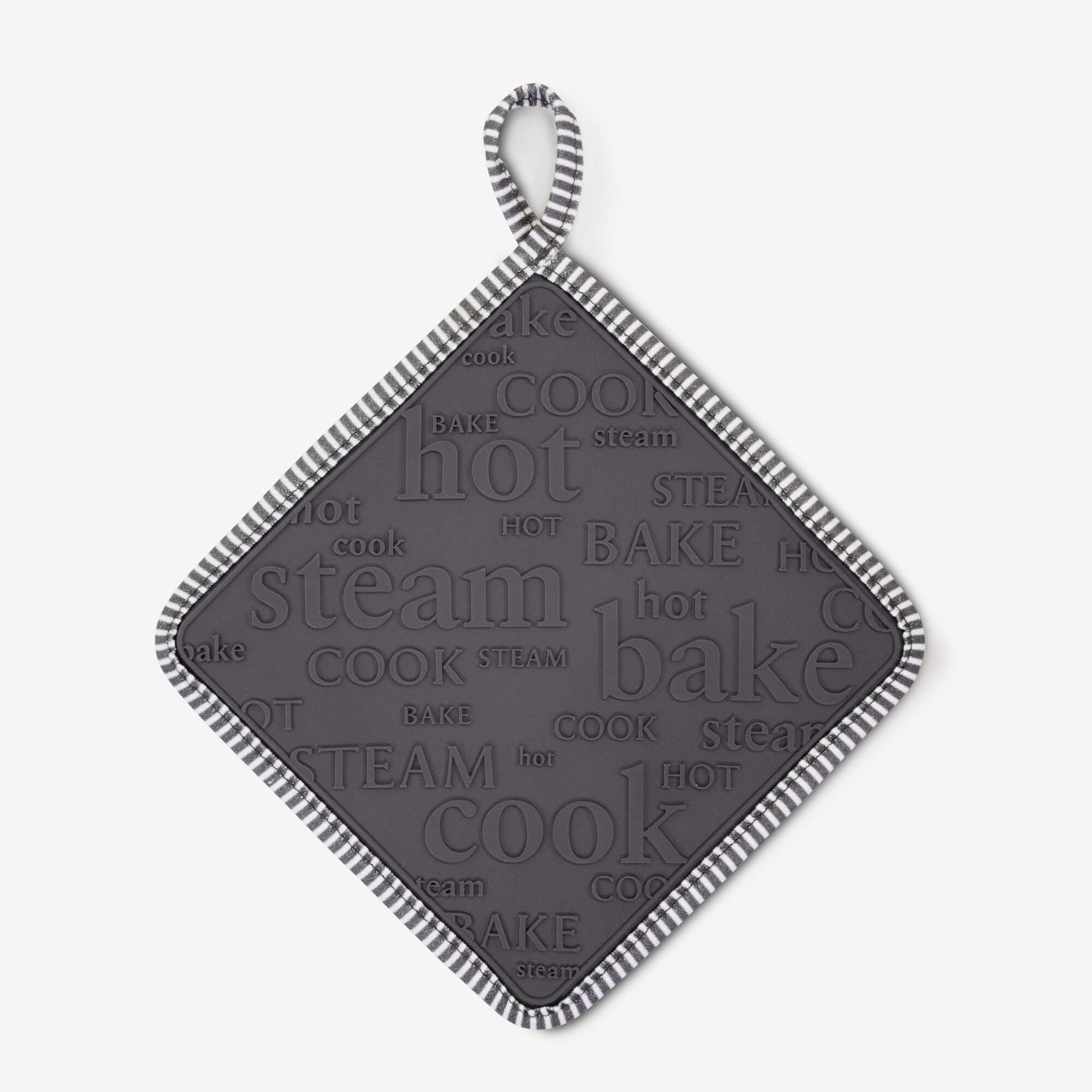 Silicone Square Hot Grab / Trivet Mat, Stripe