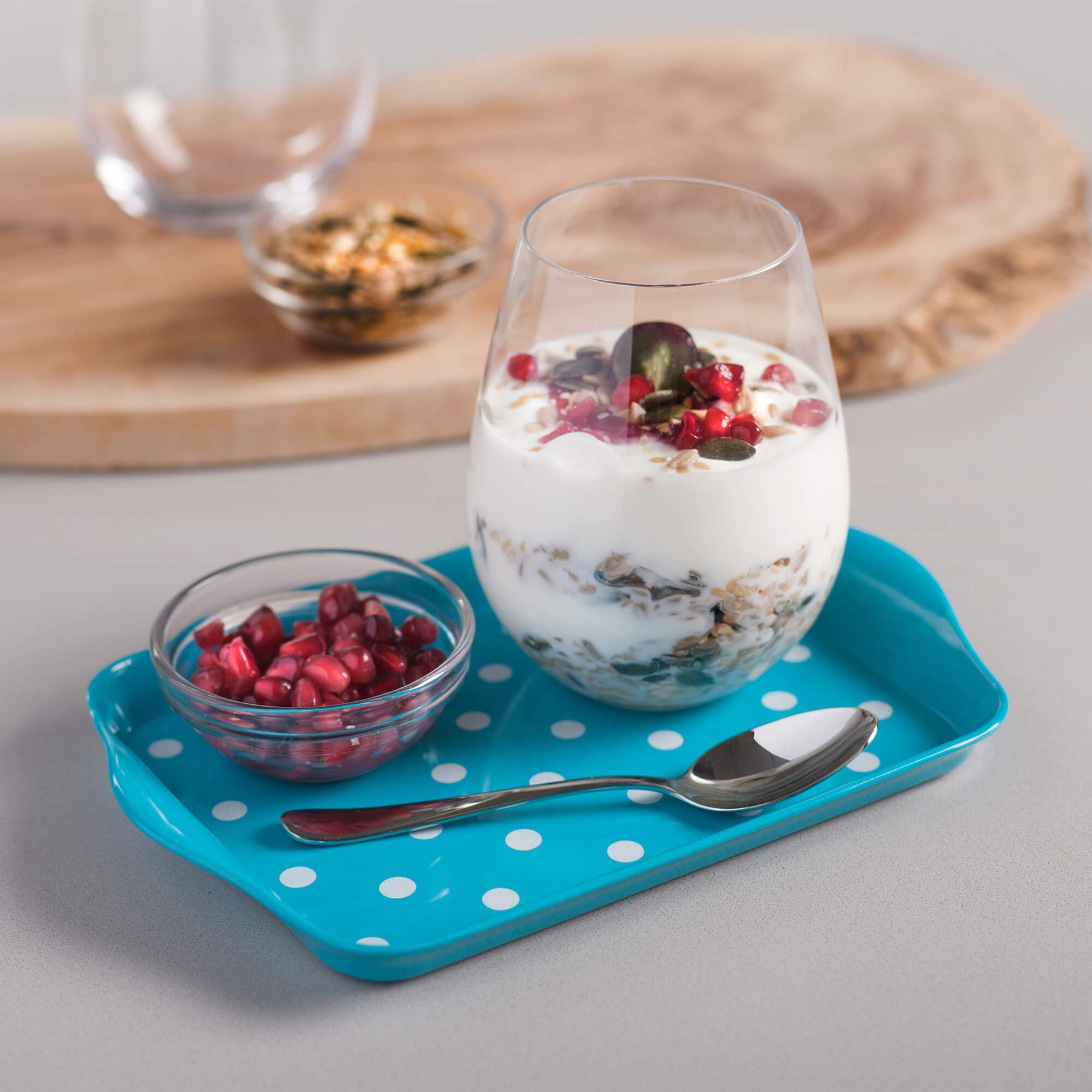 Melamine Dotty Tray, Mini