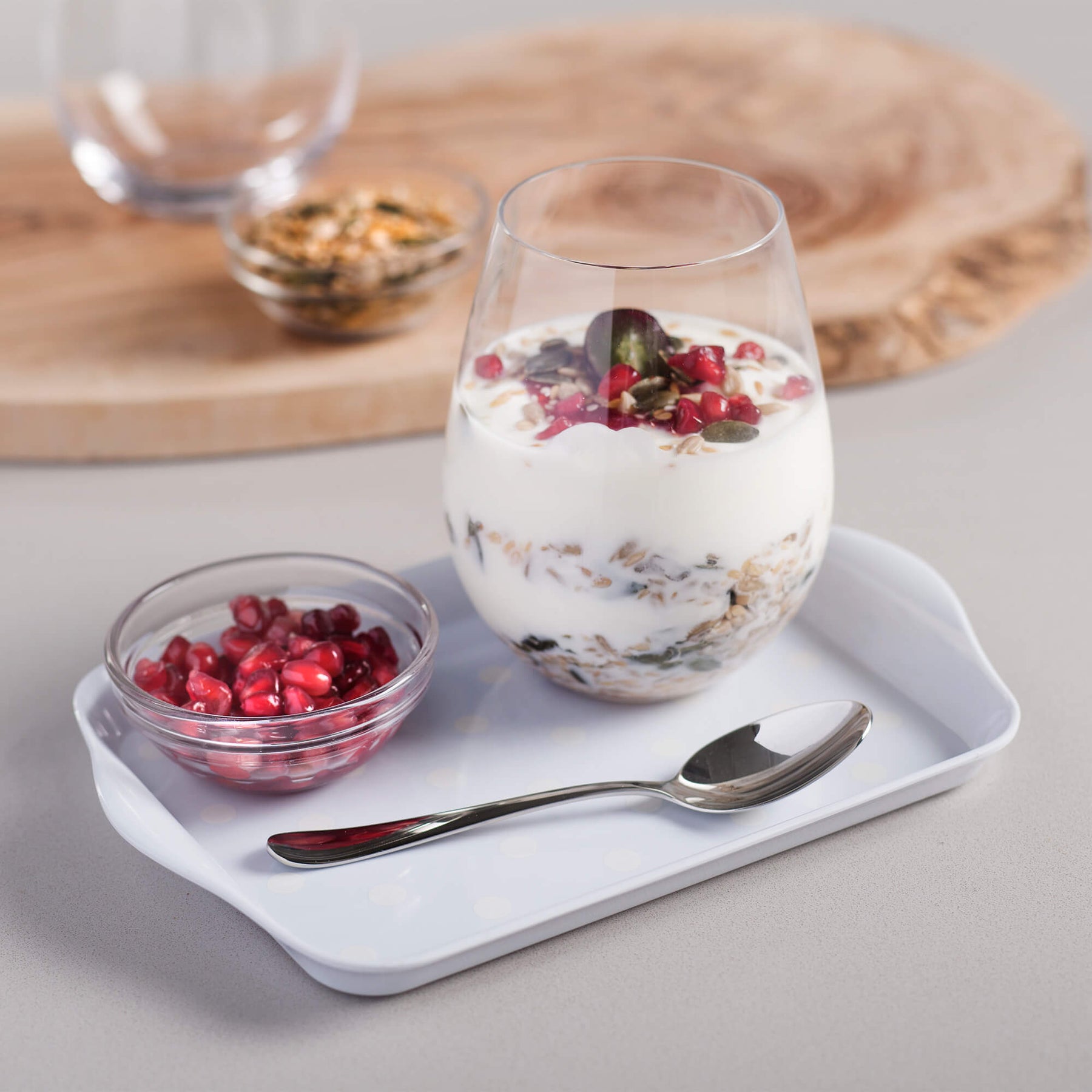 Melamine Dotty Tray, Mini