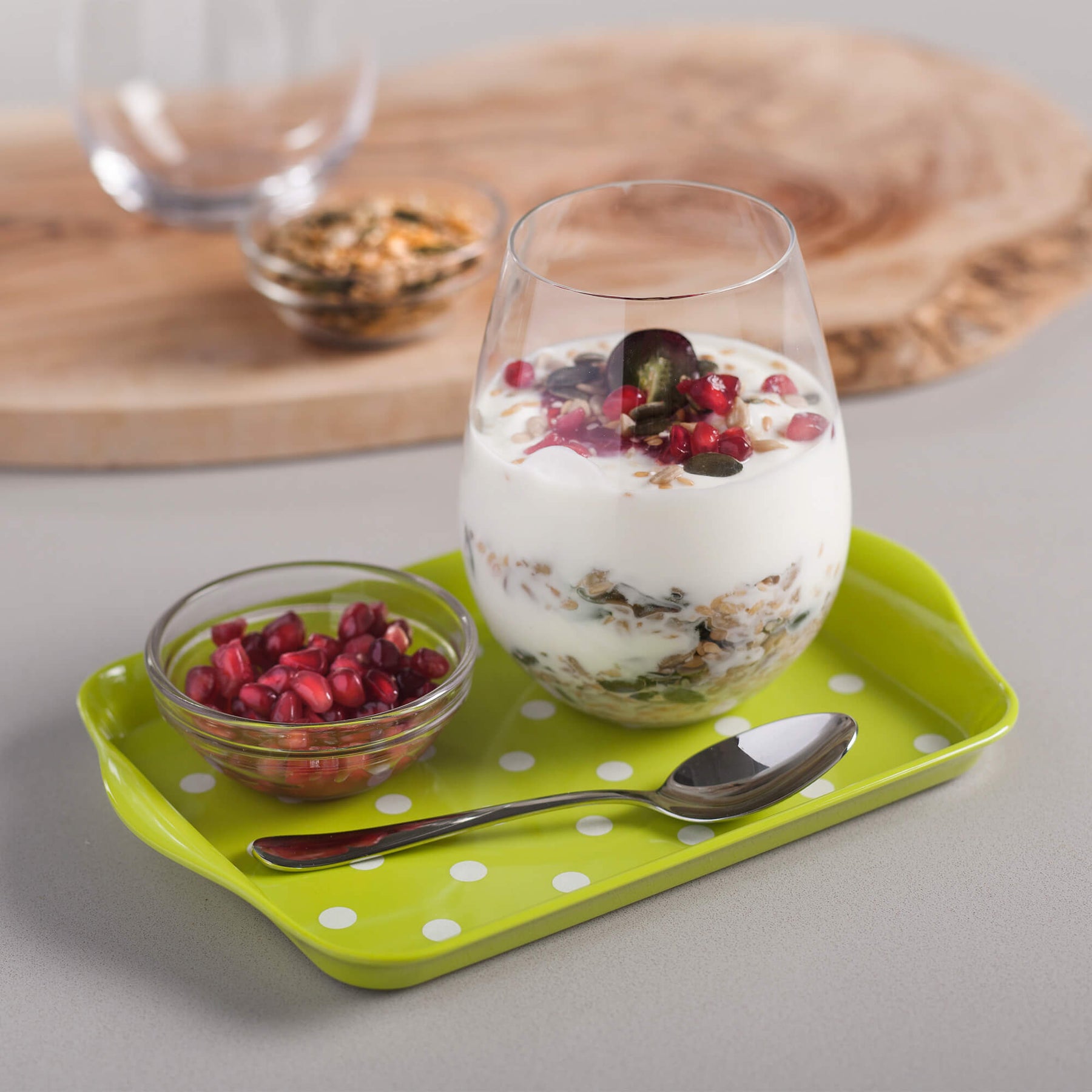 Melamine Dotty Tray, Mini