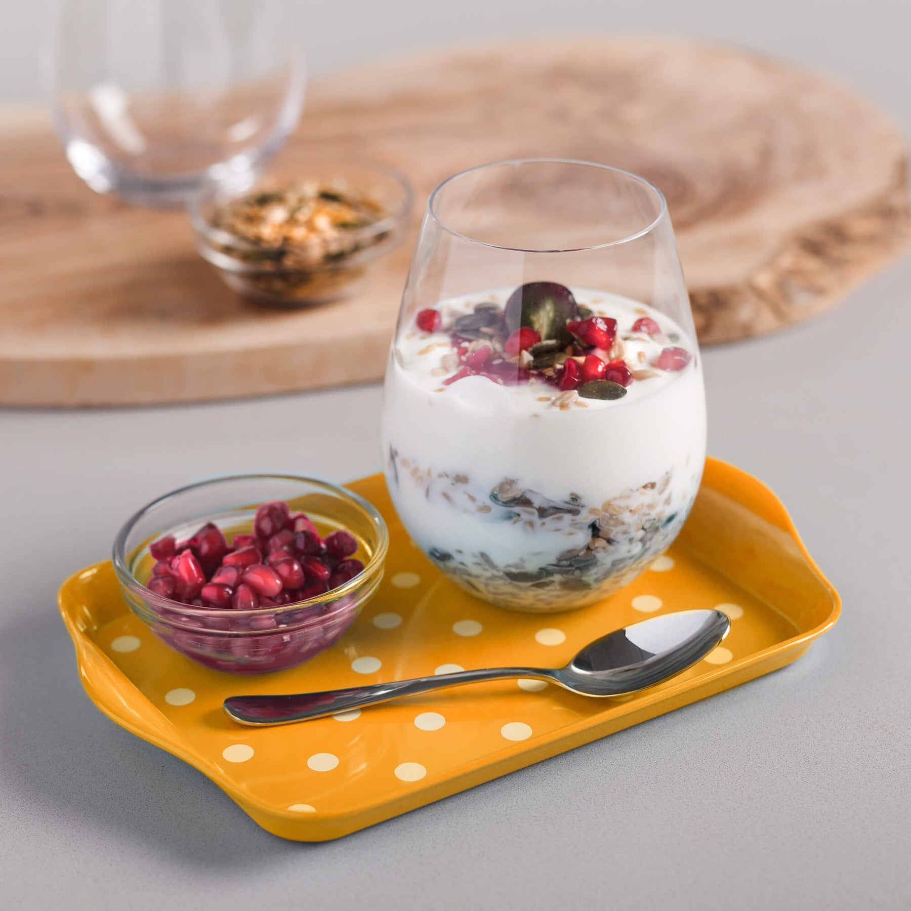 Melamine Dotty Tray, Mini