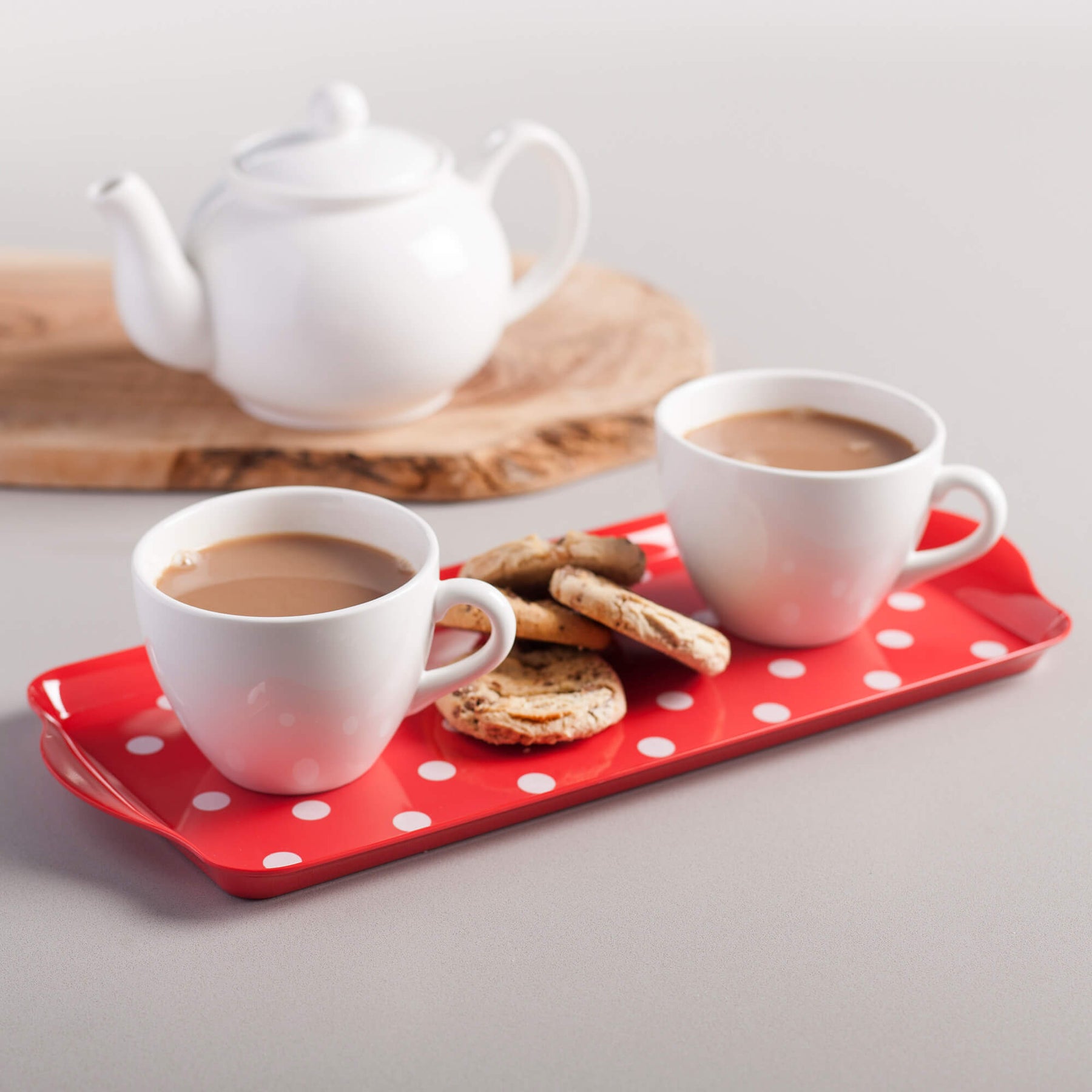 Melamine Dotty Sandwich Tray