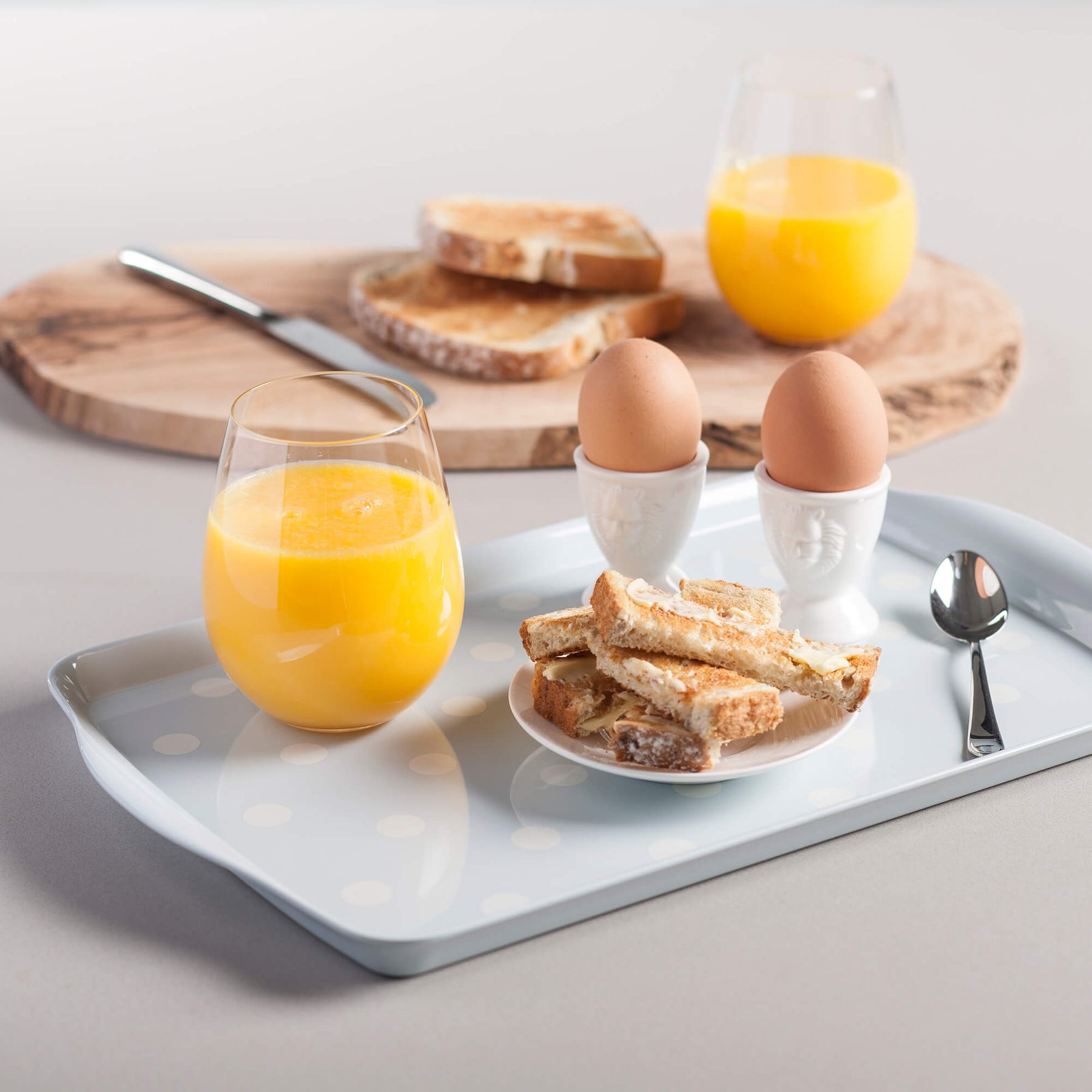 Melamine Dotty Tray, Medium