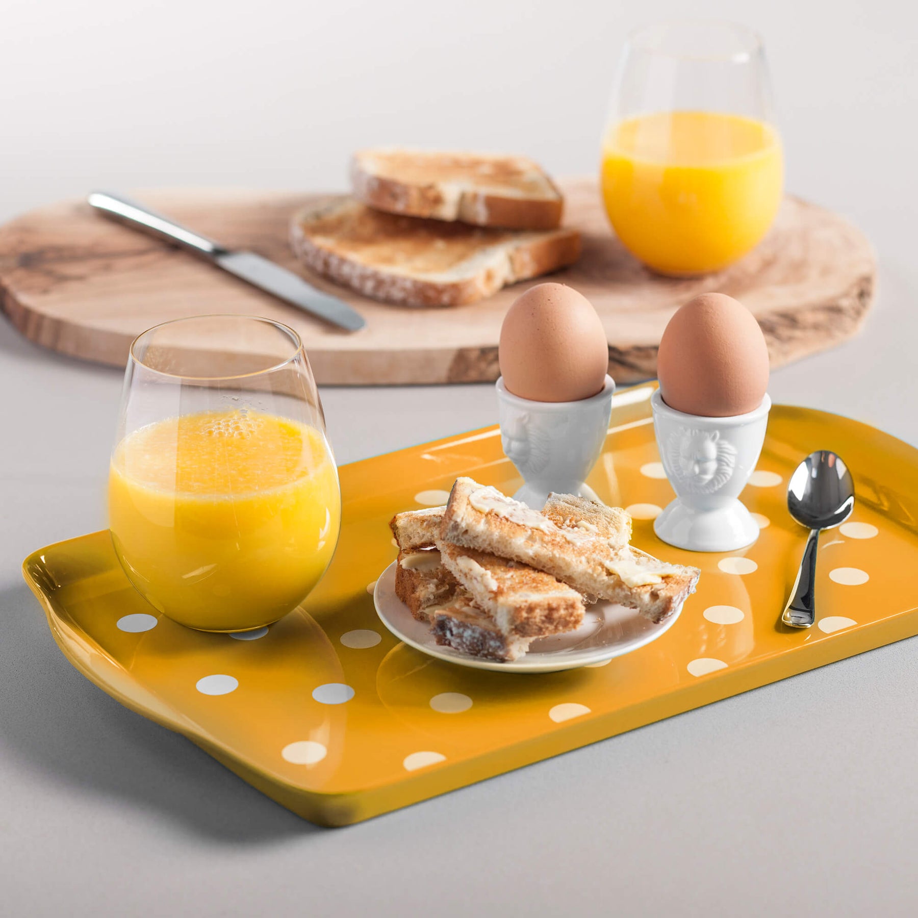 Melamine Dotty Tray, Medium