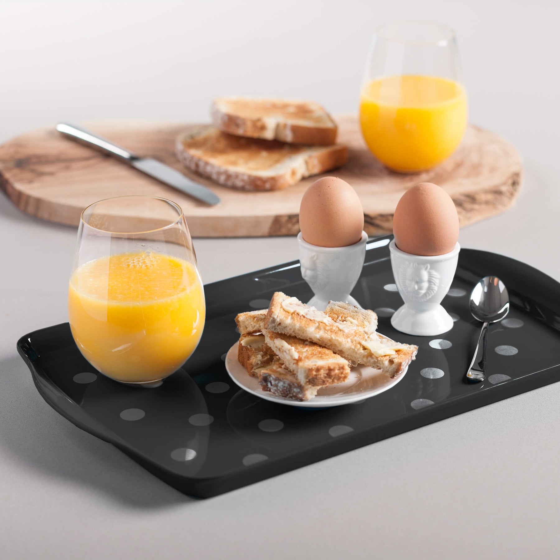 Melamine Dotty Tray, Medium