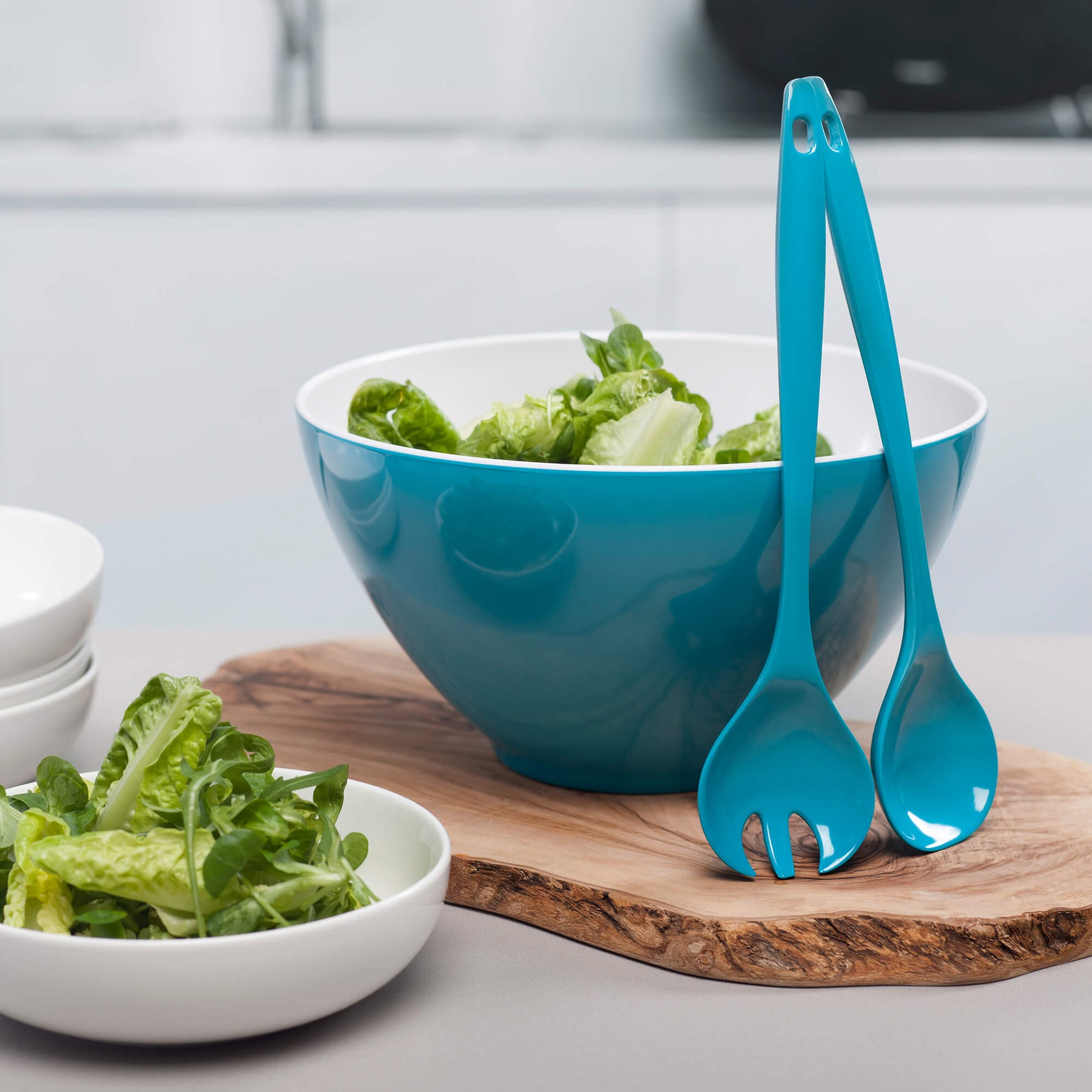 Melamine Salad Bowl & Servers Set