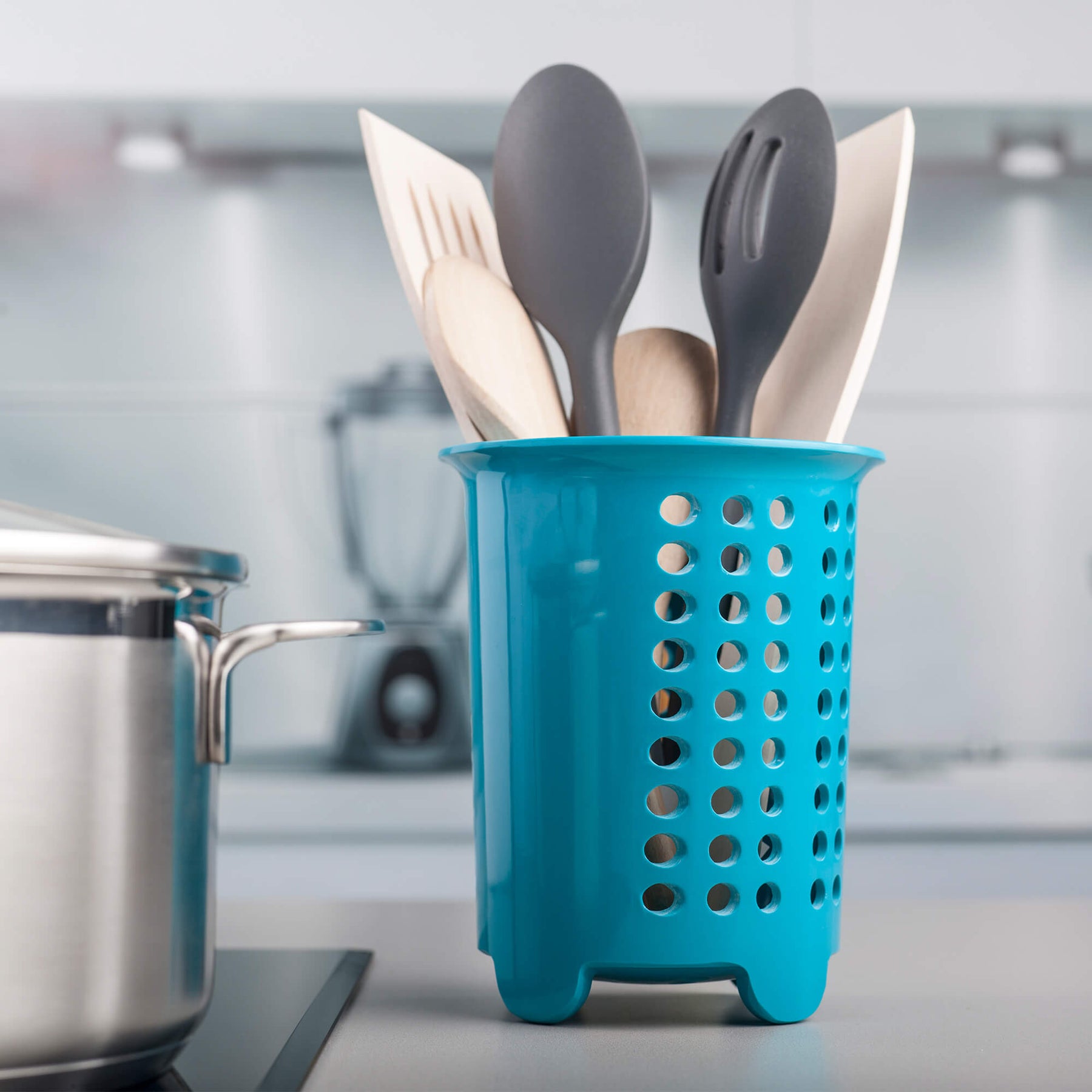 Melamine Cutlery Drainer/Utensil Pot