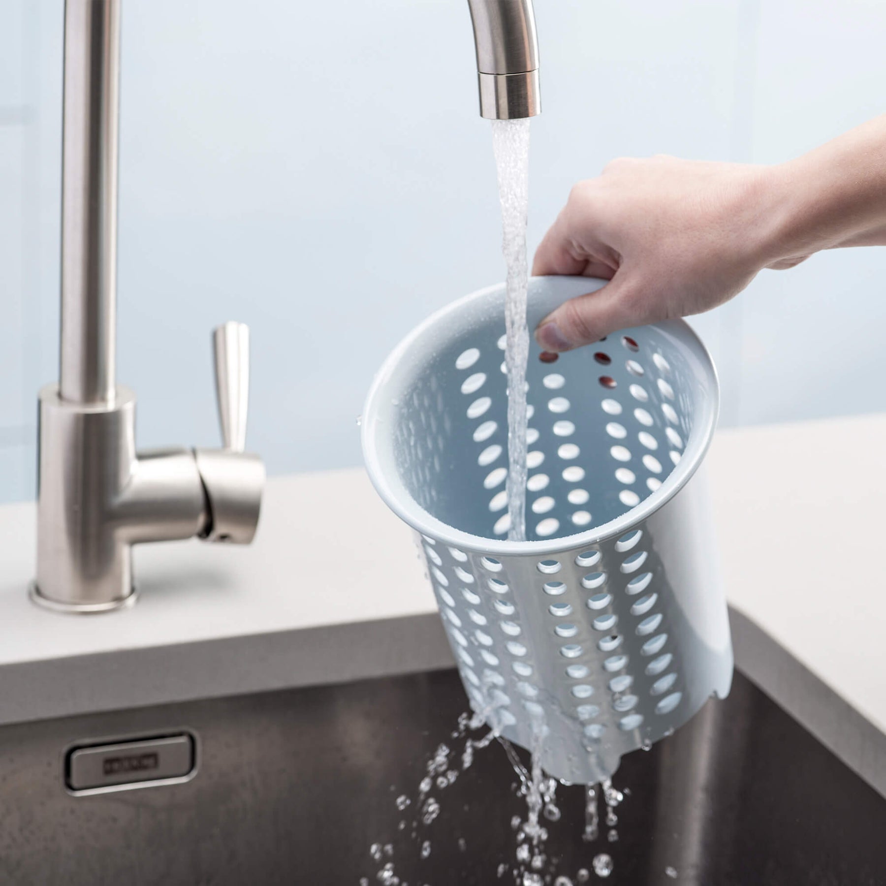 Melamine Cutlery Drainer/Utensil Pot