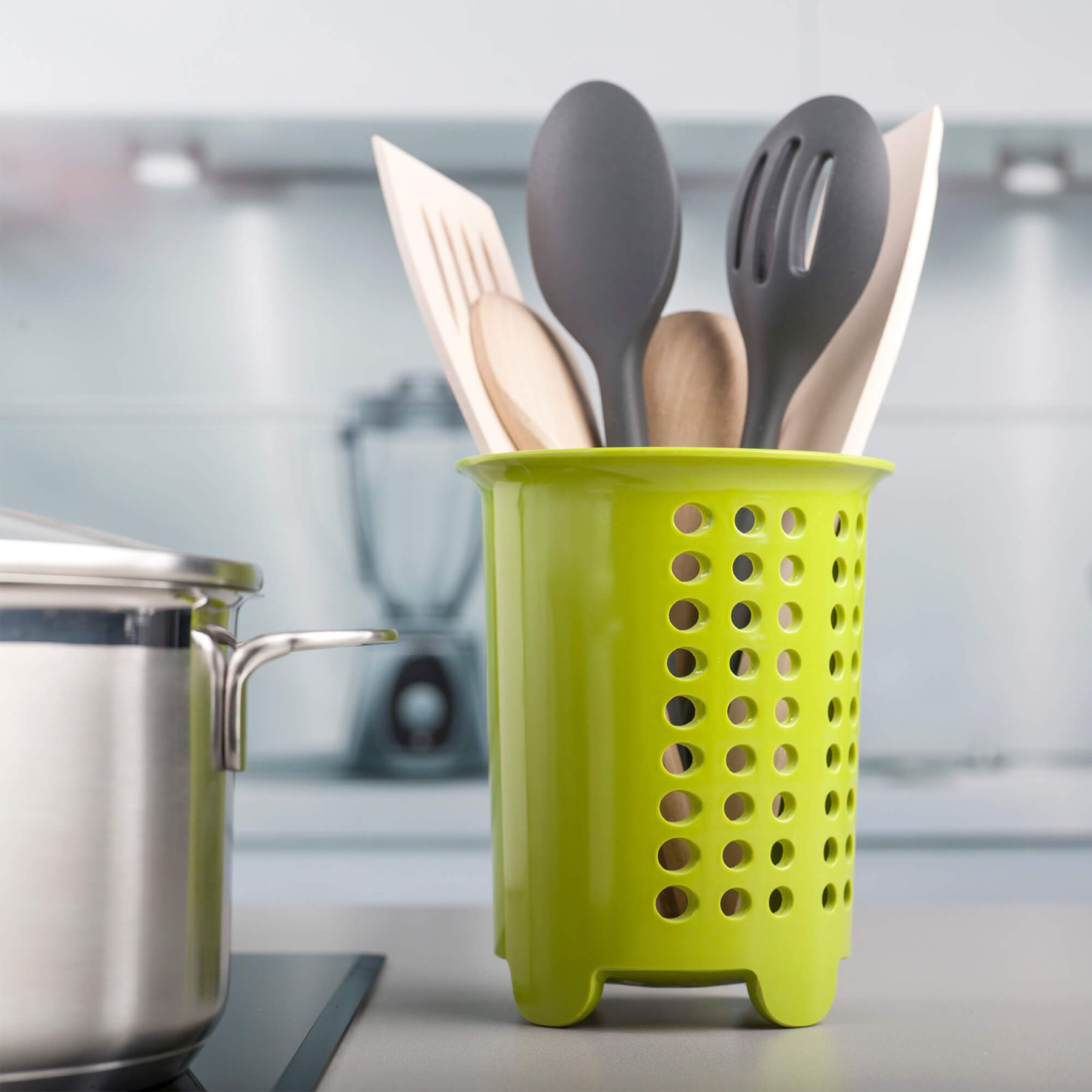 Melamine Cutlery Drainer/Utensil Pot