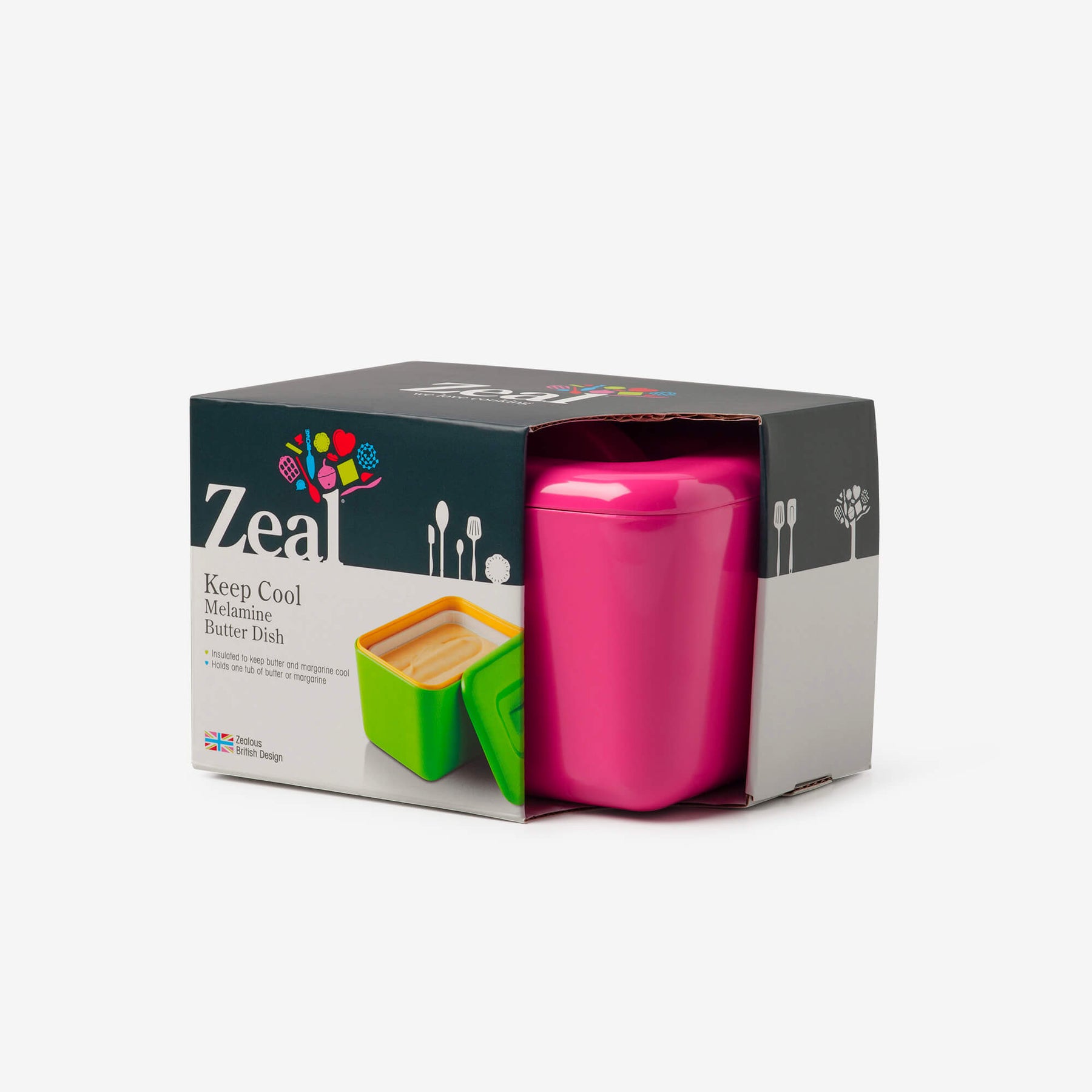 Melamine Insulated Butter Dish