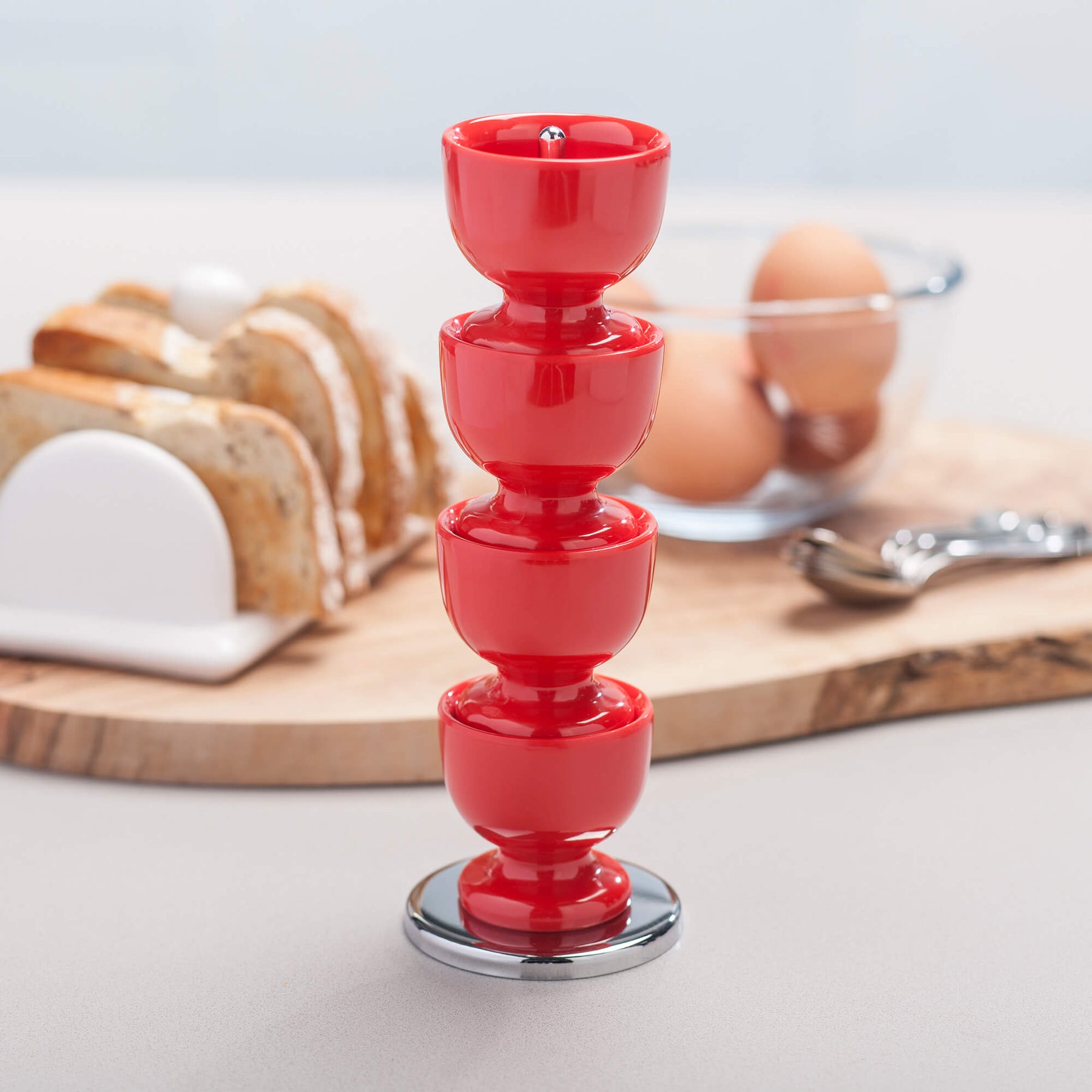 Stack and Store™ Egg Cup Set with Stand, Gift Boxed